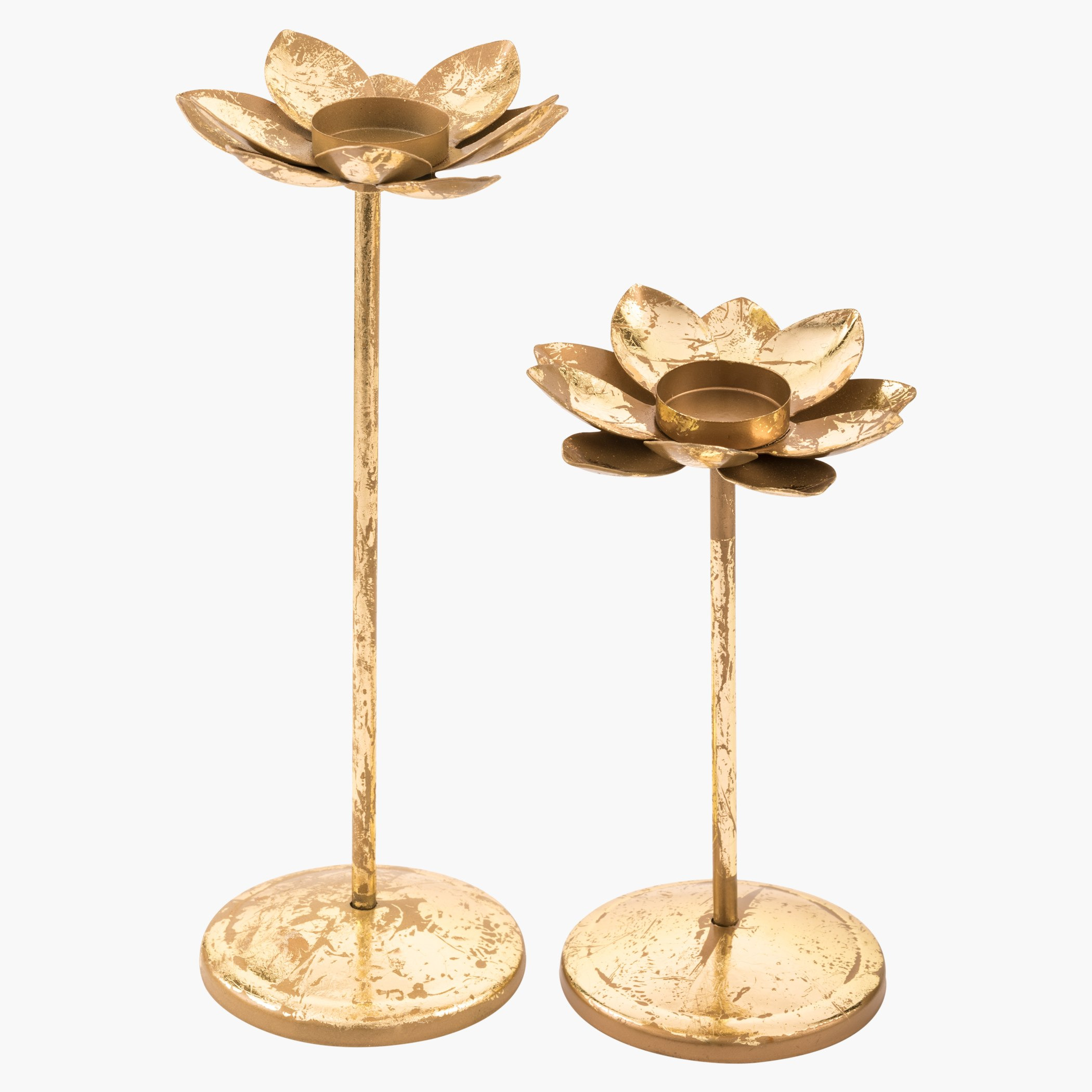 حامل شموع صغيرة من لوتس - طقم من 2-hbxlivingroom-decorandaccessories-candleholders-image-1