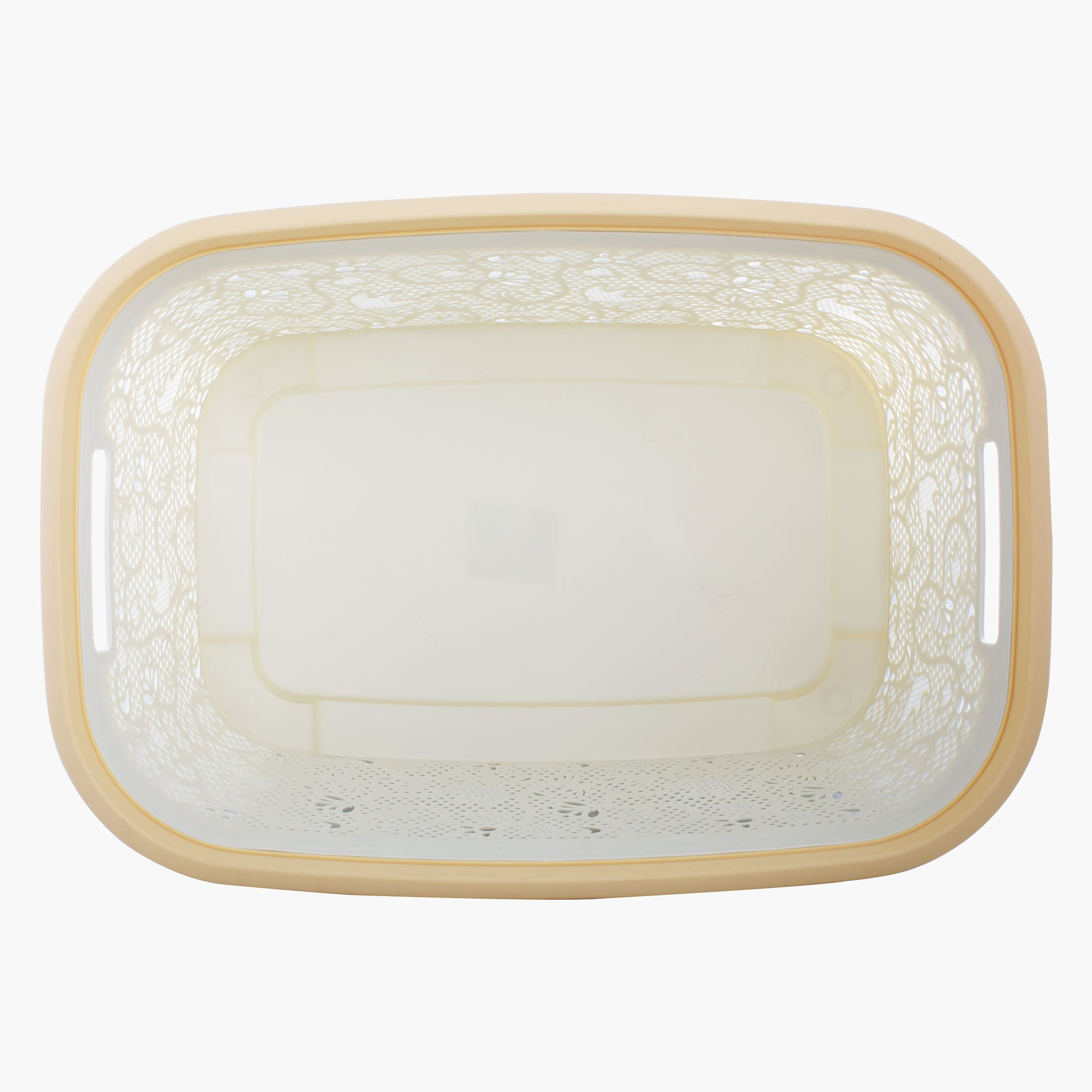 Lace Design Cornered Laundry Basket-hbxbathroom-bathroomstorage-laundryhampers-image-2
