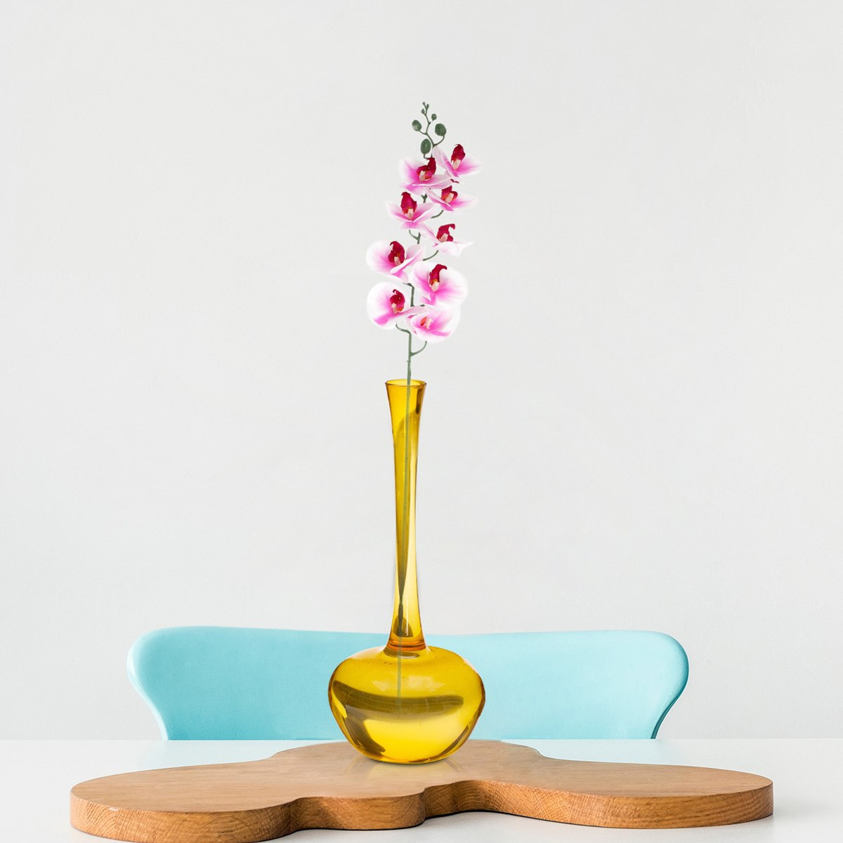 غصن أزهار أوركيد للزينة-hbxdecorandfurnishings-homeaccessories-artificialflowersandplants-image-1