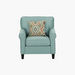 Angelic Oakwood Fabric Sofa with Cushion-Armchairs-thumbnail-0