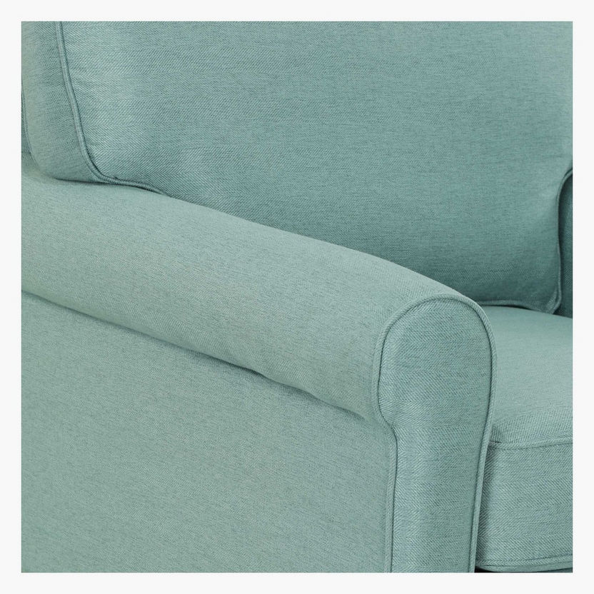 Angelic Oakwood Fabric Sofa with Cushion-Armchairs-image-3
