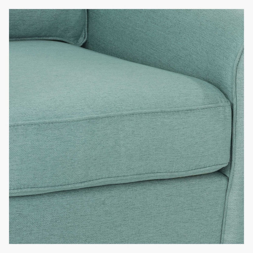 Angelic Oakwood Fabric Sofa with Cushion-Armchairs-image-4