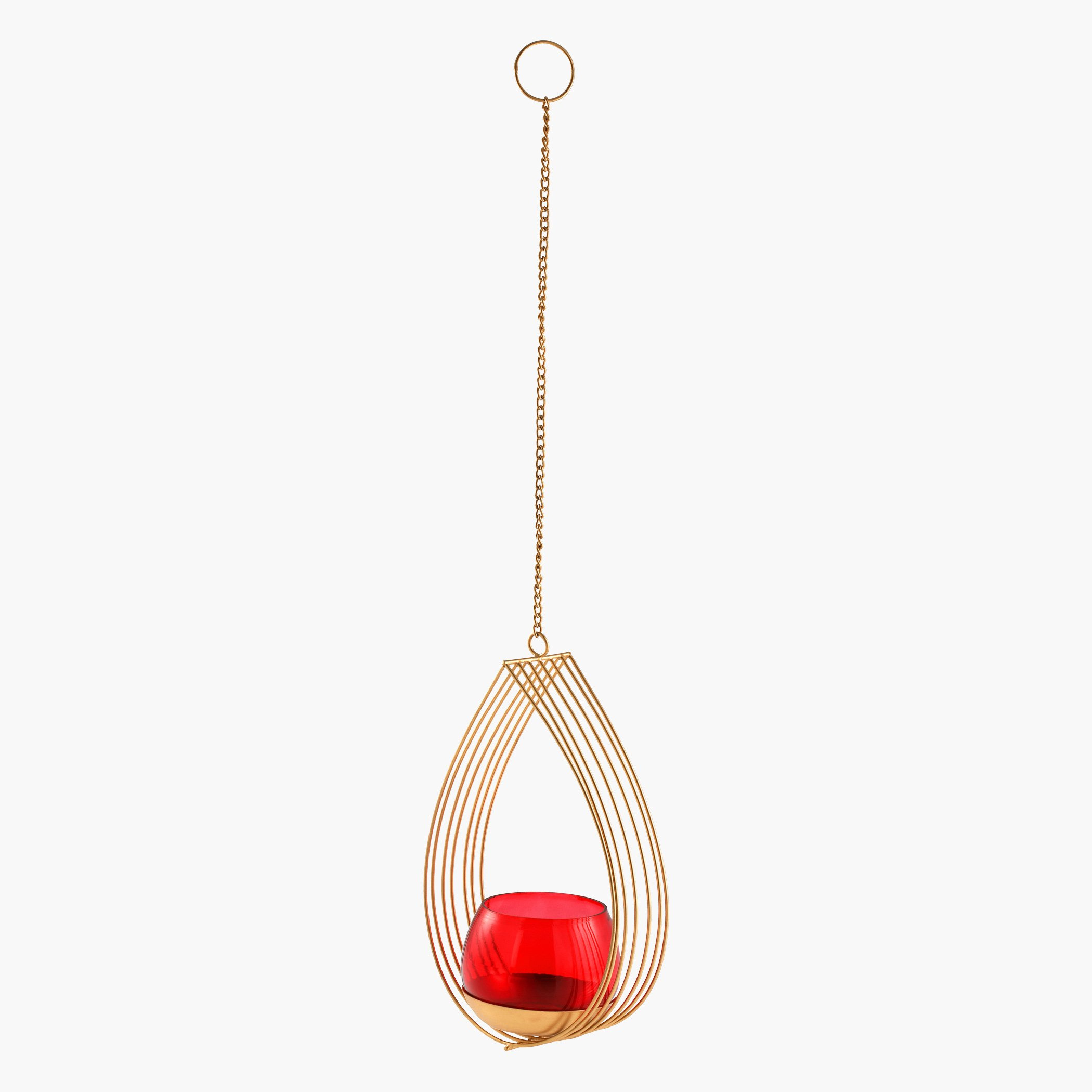 شمعة صغيرة مع إناء دروب واير-hbxlivingroom-decorandaccessories-candleholders-image-1