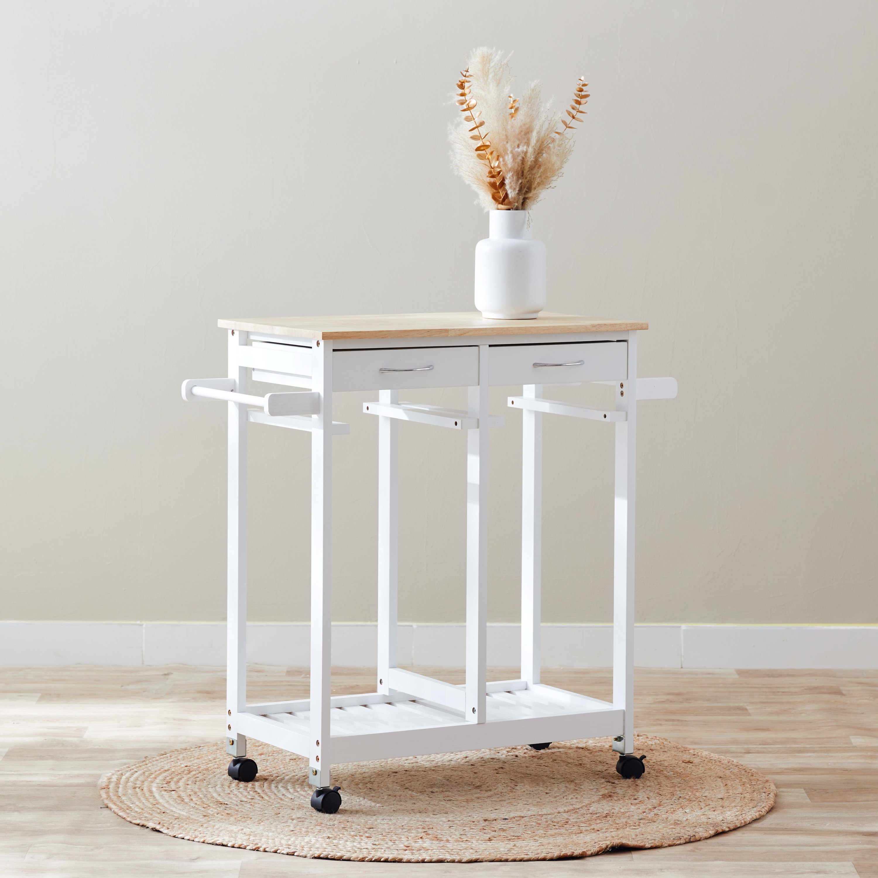 عربة مطبخ مع كرسيين من باسل-hbxdiningroom-diningtablesandsets-diningtables-twoseater-image-7