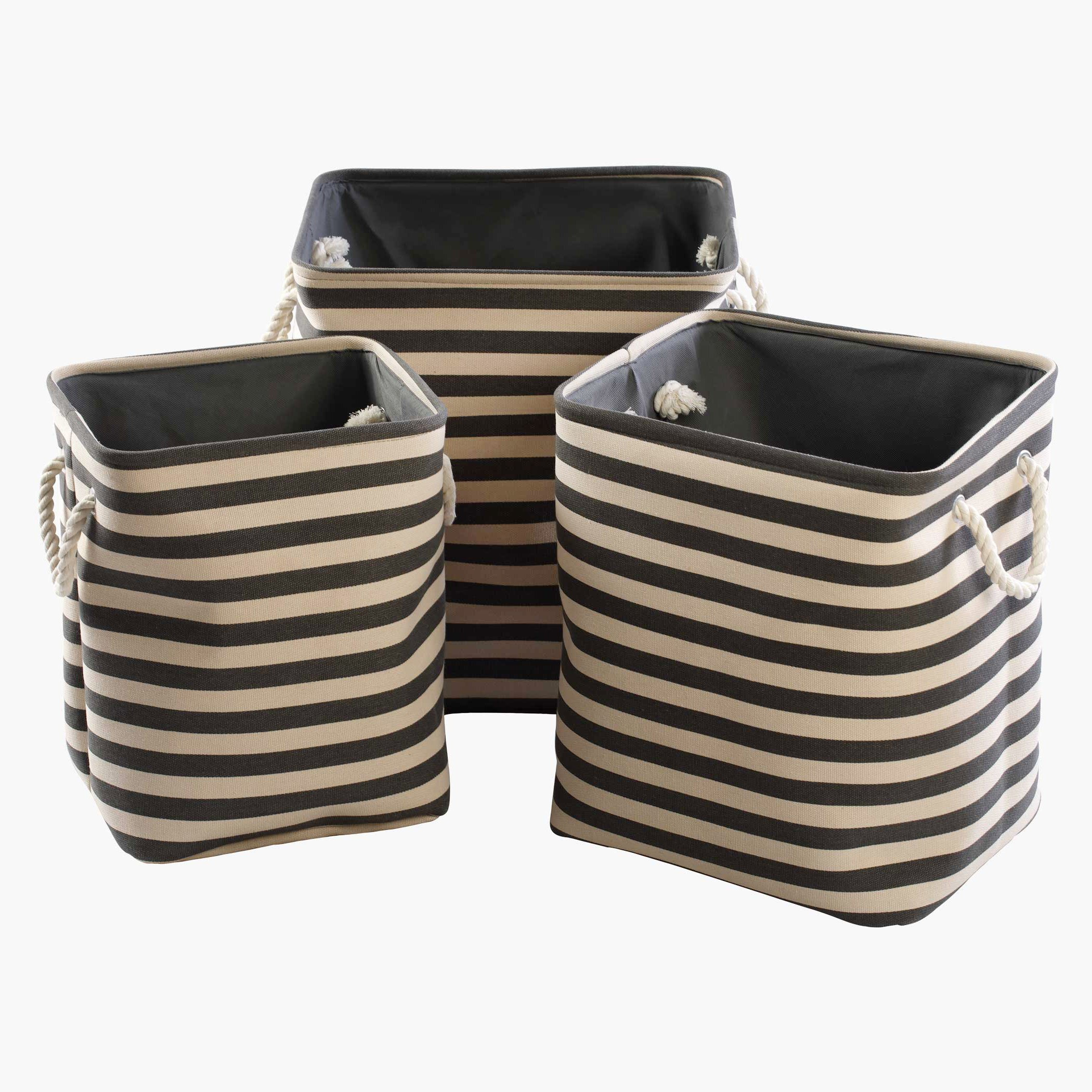 سلة تخزين كانفاس من هيلين - مجموعة من ثلاث قطع-hbxbedroom-bedroomaccessories-bedroomstorage-image-1