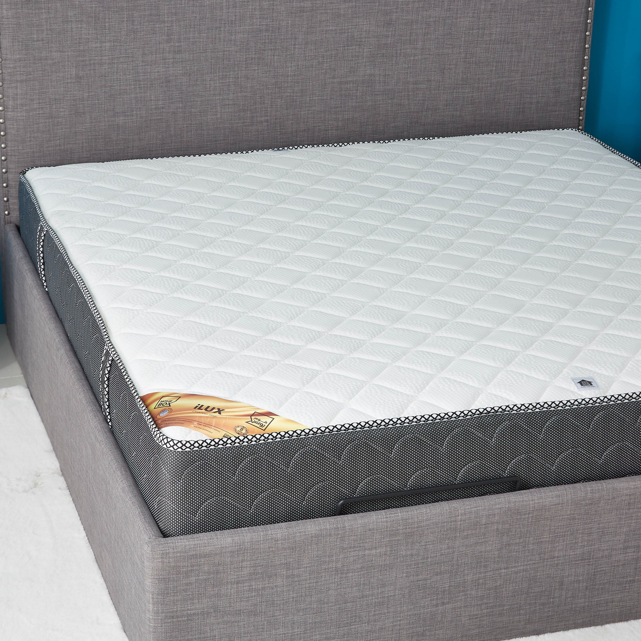مرتبة مقاس كينج بنوابض عالية المرونة من آي لوكس - 180x200x26 سم-hbxfurniture-mattresses-king-image-2