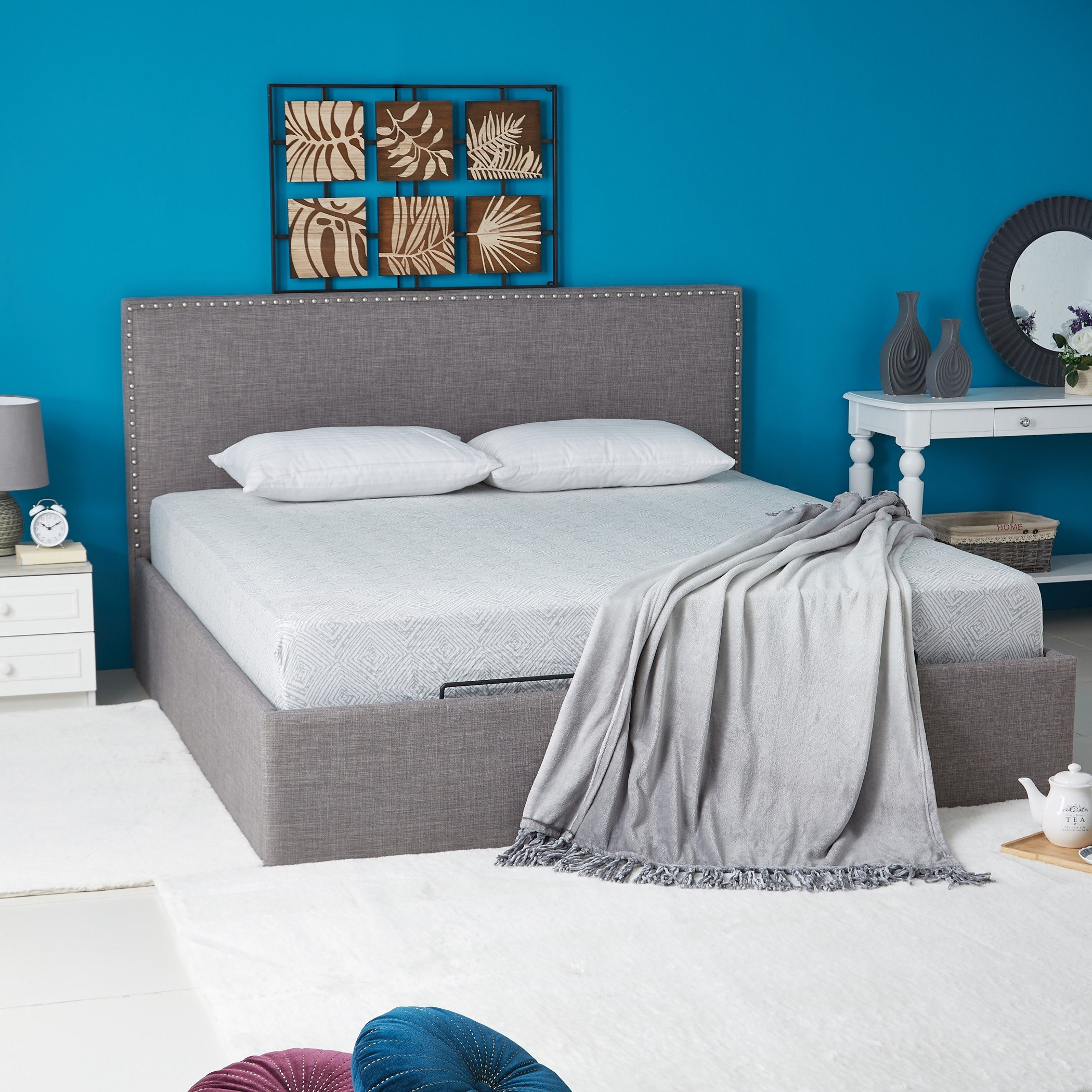 مرتبة مقاس كينج بنوابض عالية المرونة من آي لوكس - 180x200x26 سم-hbxfurniture-mattresses-king-image-7