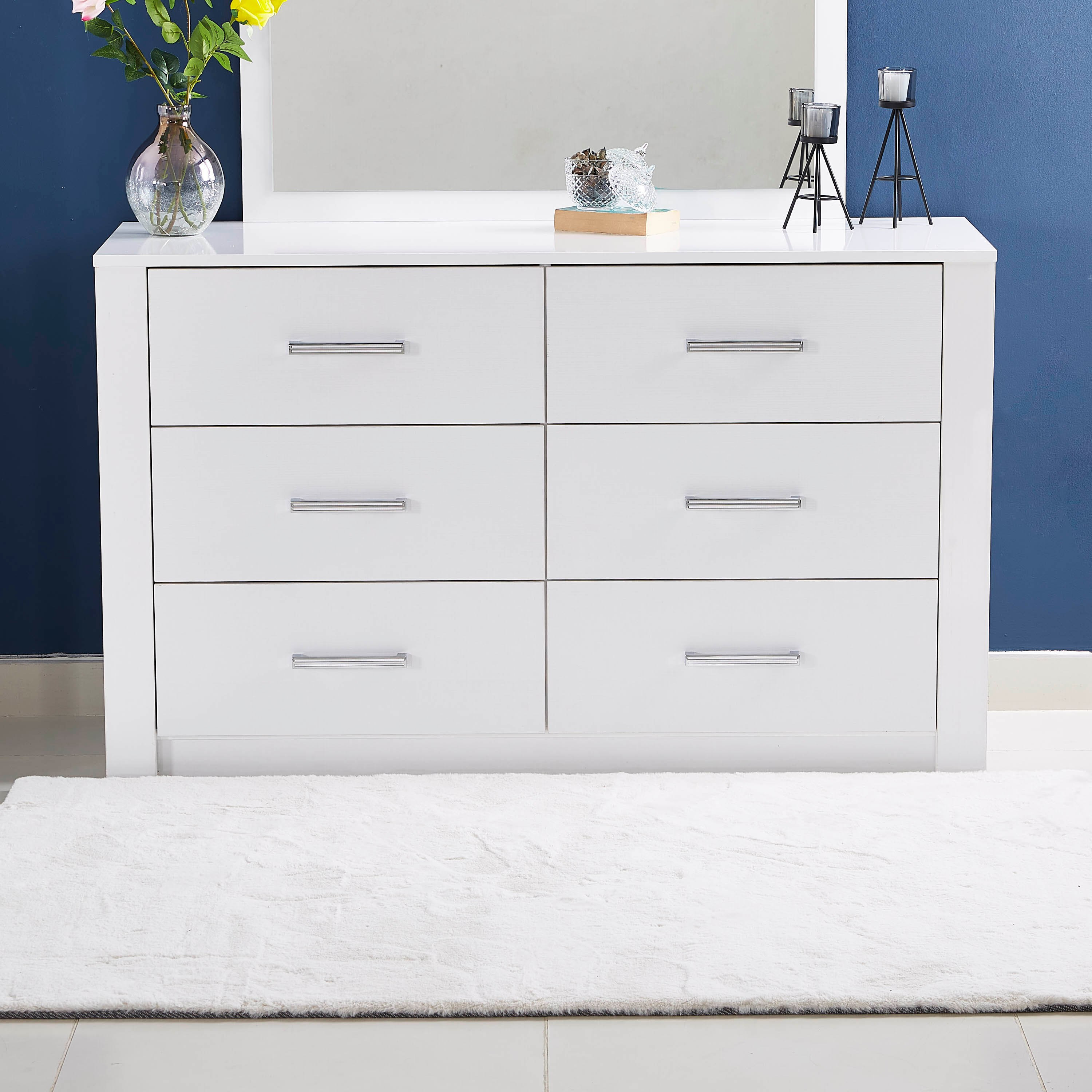 طاولة تزيين كبيرة 6 أدراج دون مرآة من سنوي-hbxfurniture-bedroom-dressersandmirrors-image-2