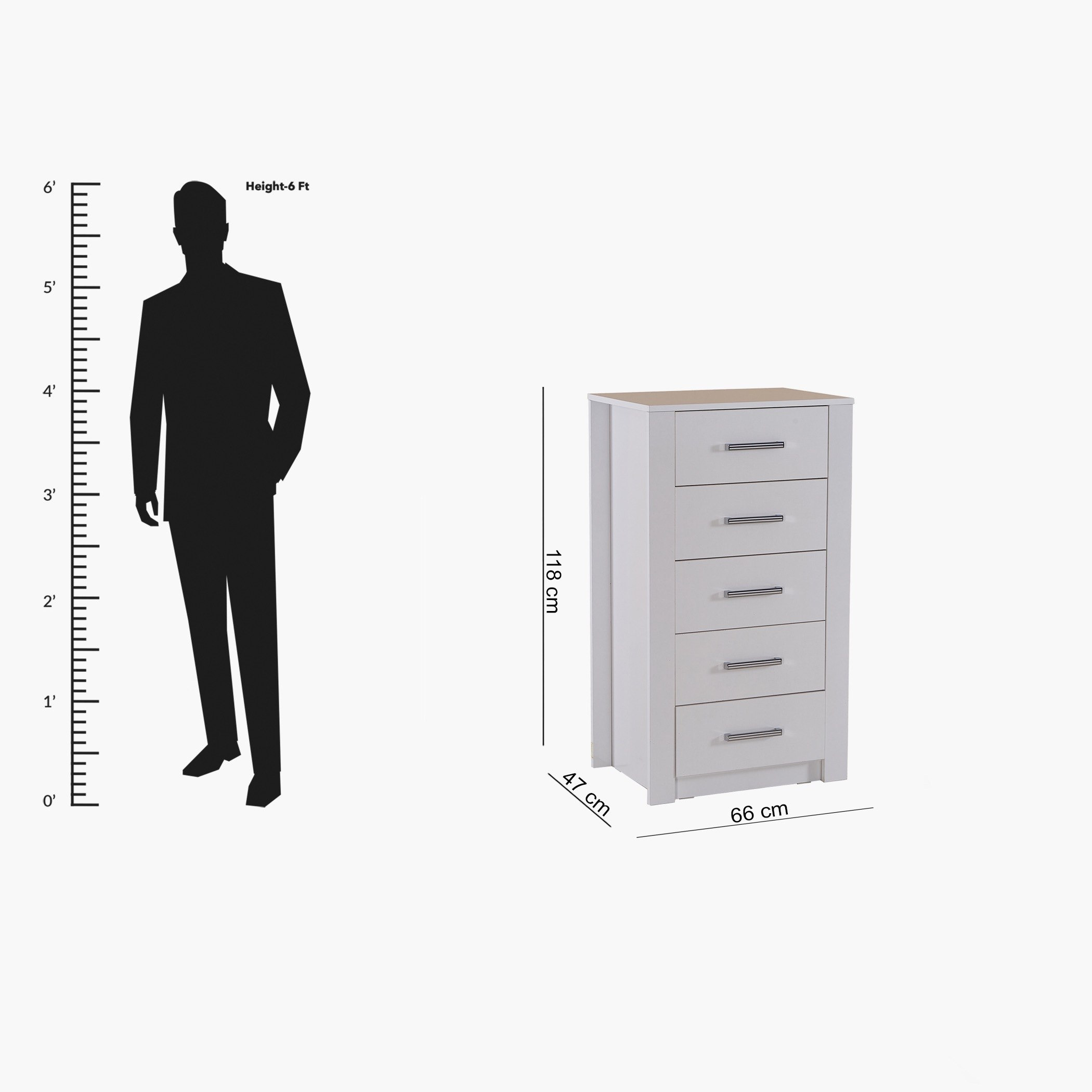 وحدة تخزين بـ5 أدراج من سنوي-hbxfurniture-dressersandchests-chestofdrawers-image-8