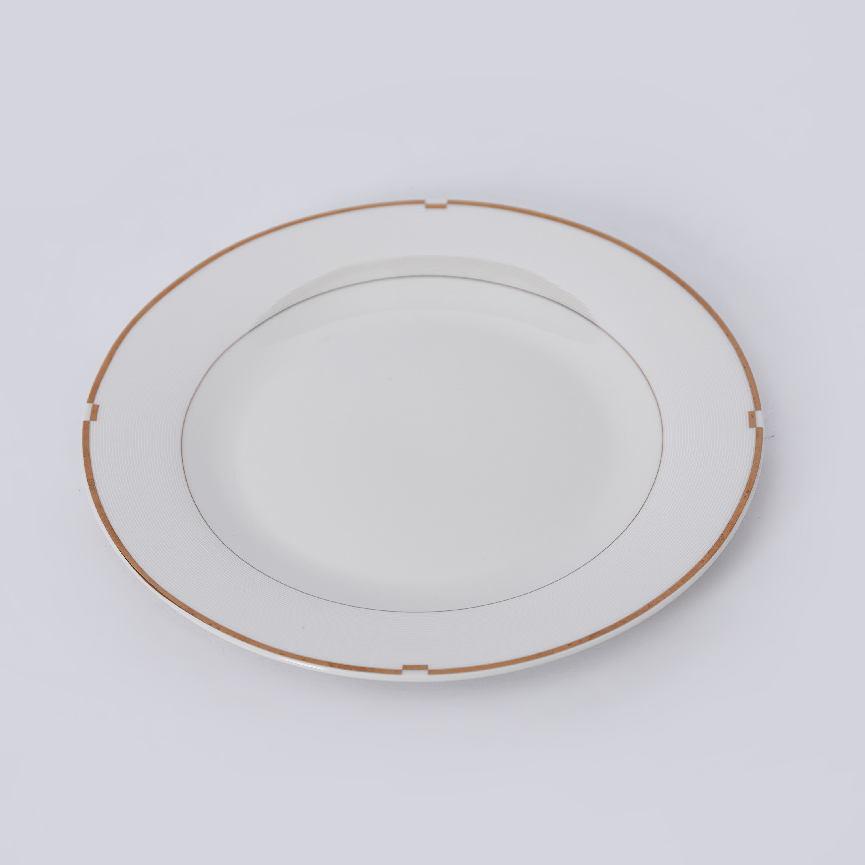 طبق عشاء بورسلين من جولد ريب - 26 سم-hbxdecorandfurnishings-tabletop-crockery-image-4