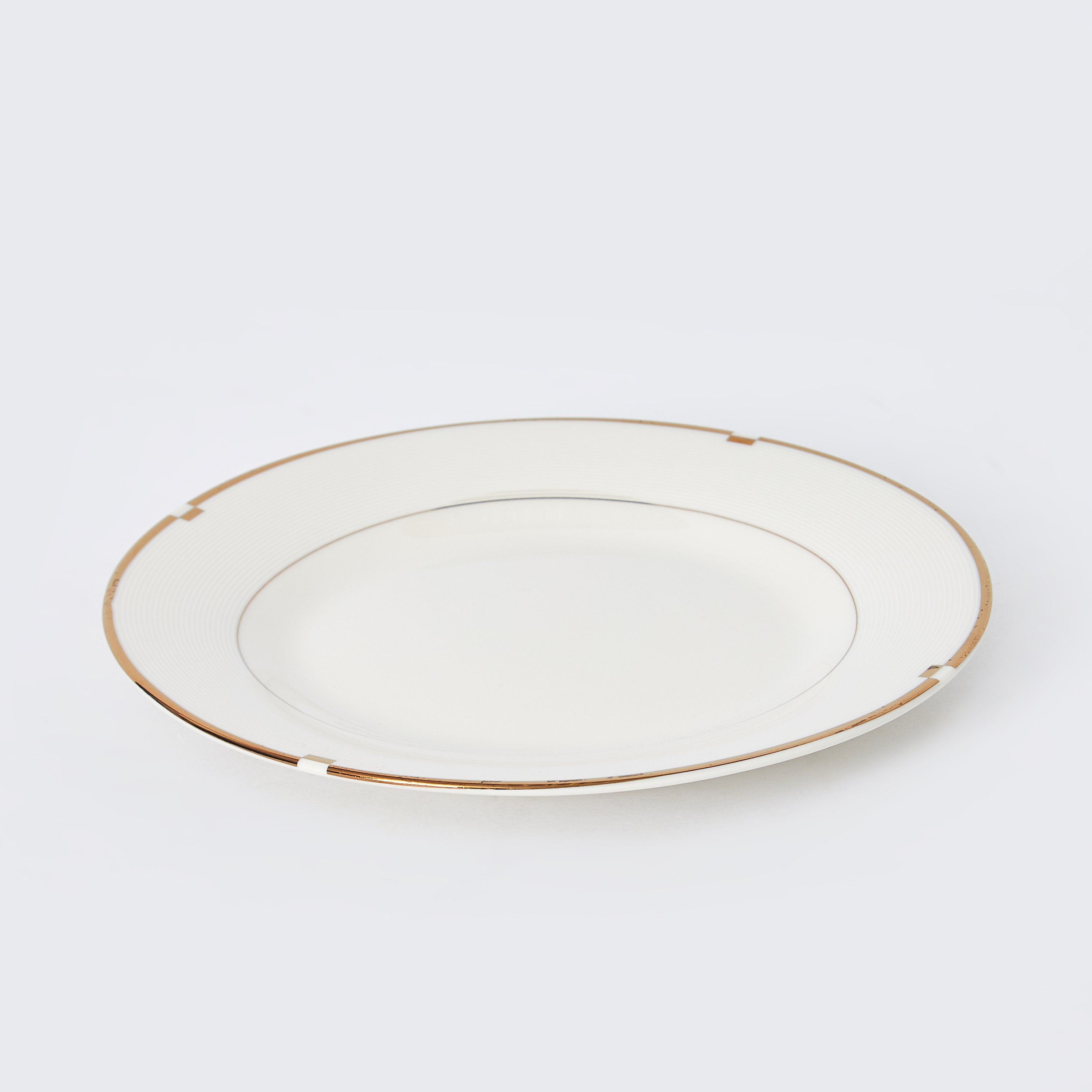 طبق جانبي ذهبي من البورسلين - 19 سم-hbxdecorandfurnishings-tabletop-crockery-image-4
