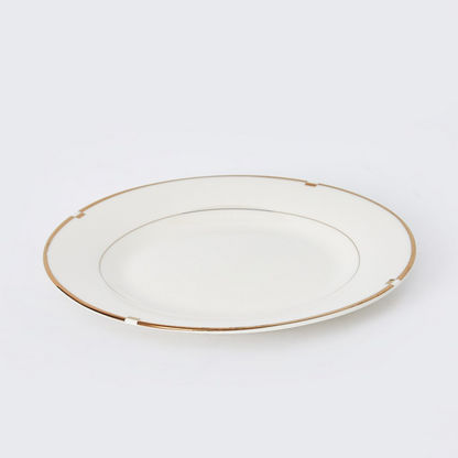 Gold Rib Porcelain Side Plate - 19 cms