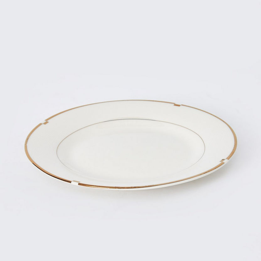 Gold Rib Porcelain Side Plate - 19 cm-Crockery-image-3