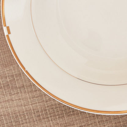Gold Rib Porcelain Soup Plate - 20 cm-Crockery-image-2