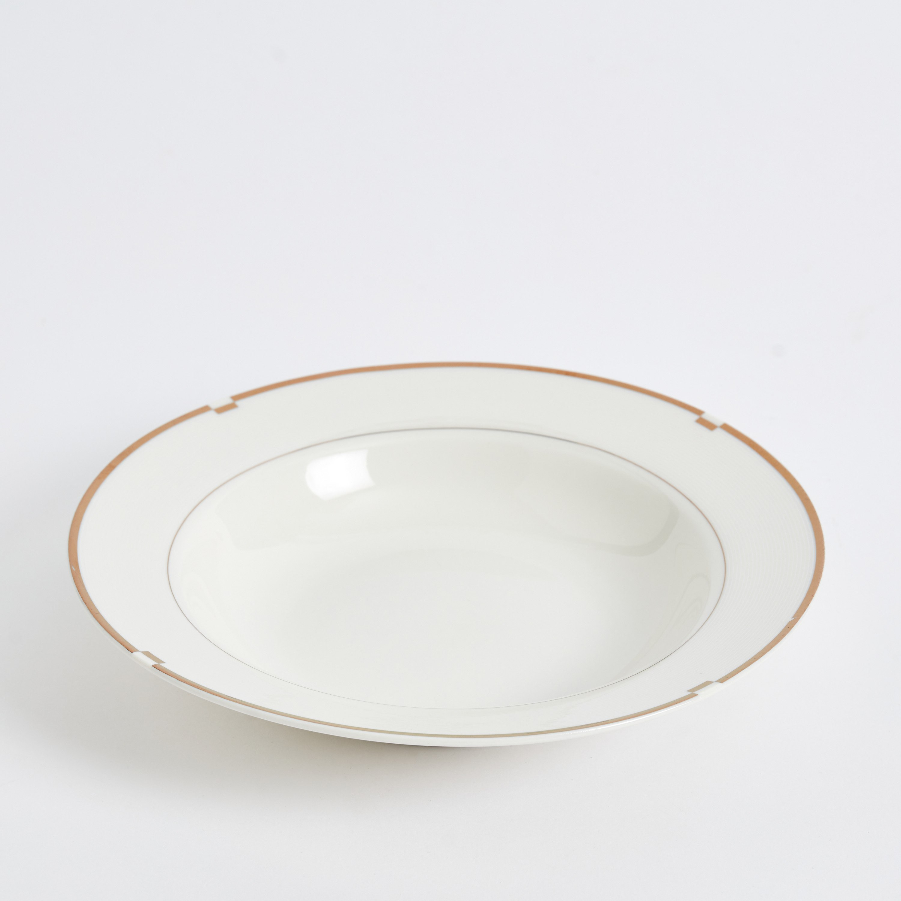 صحن شوربة بورسلان - جولد ريب - 20 سم-hbxdecorandfurnishings-tabletop-crockery-image-5