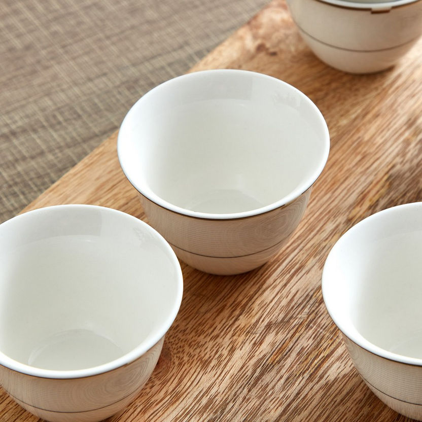 Gold Rib Cava Cup - Set of 12-Coffee and Tea Sets-image-2