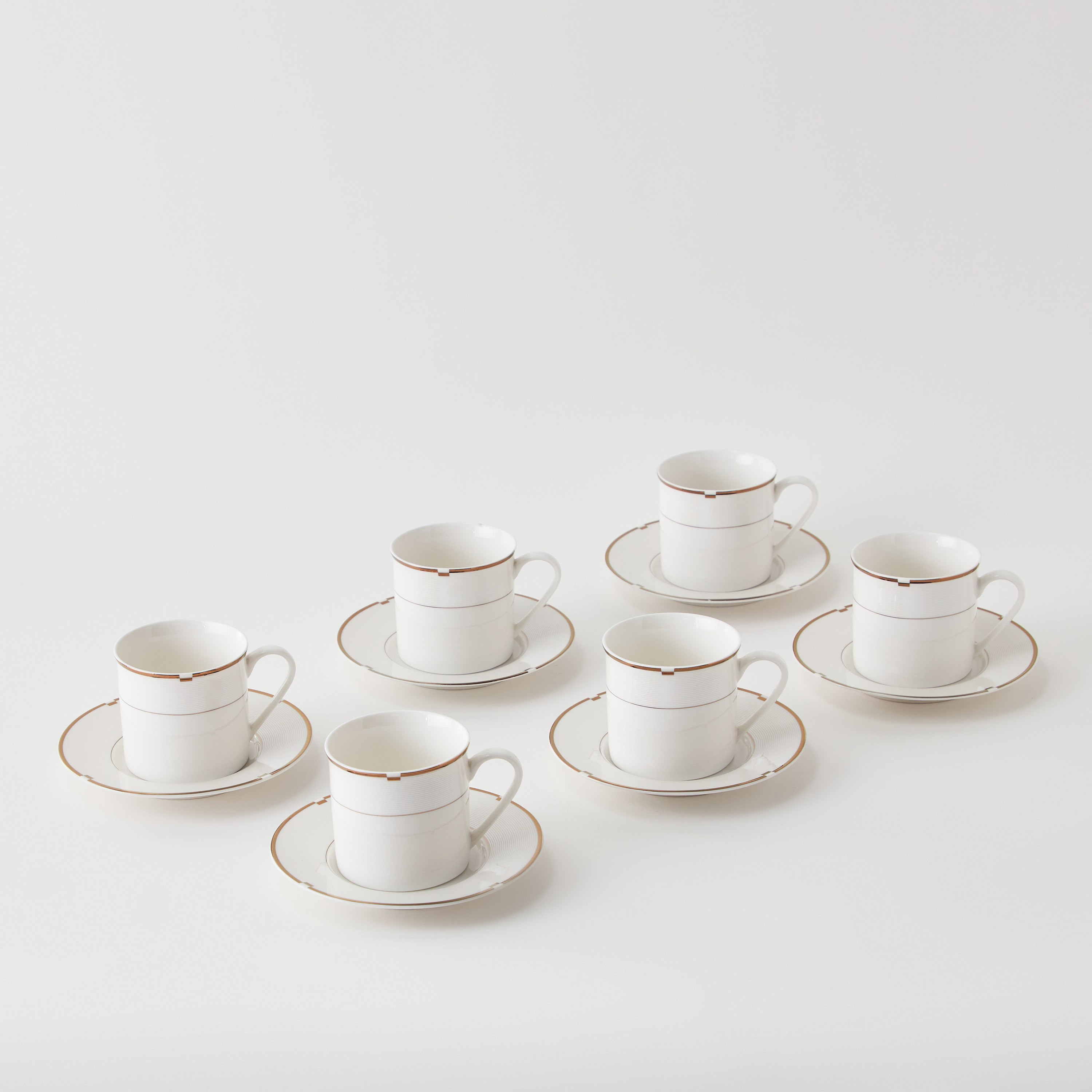فناجين وصحون 12 قطعة من جولد ريب -hbxhomeware-diningandtabletop-coffeeandteasets-image-6