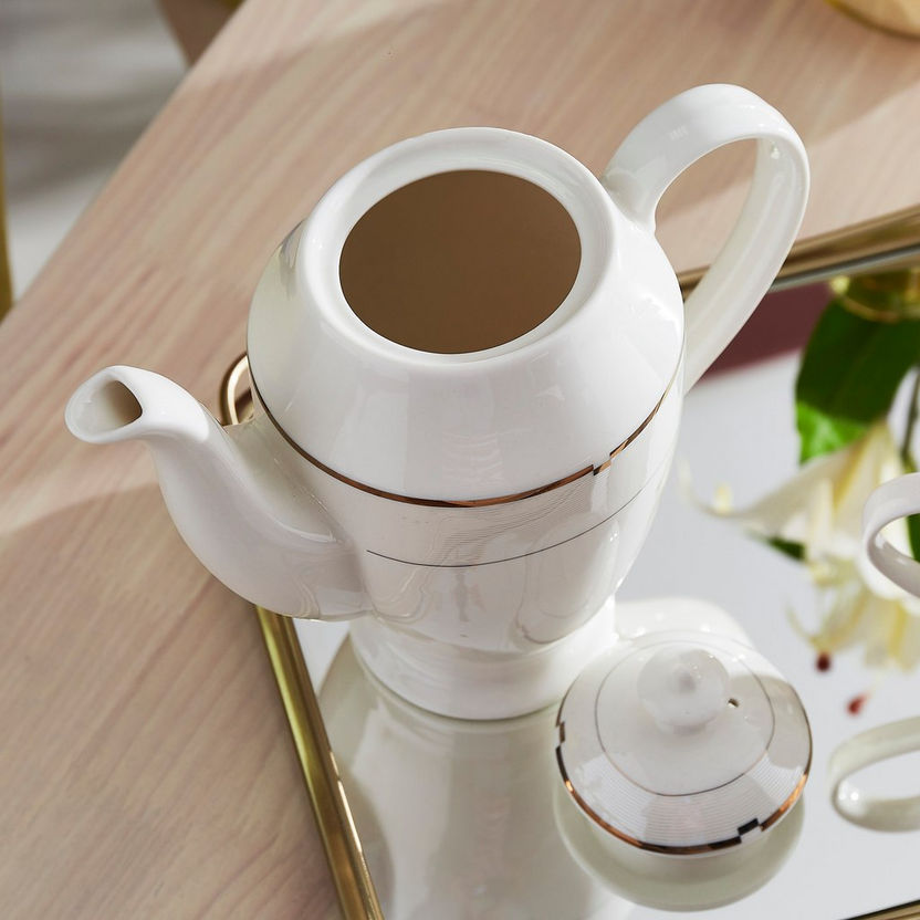 Gold Rib Teapot-Coffee and Tea Sets-image-1