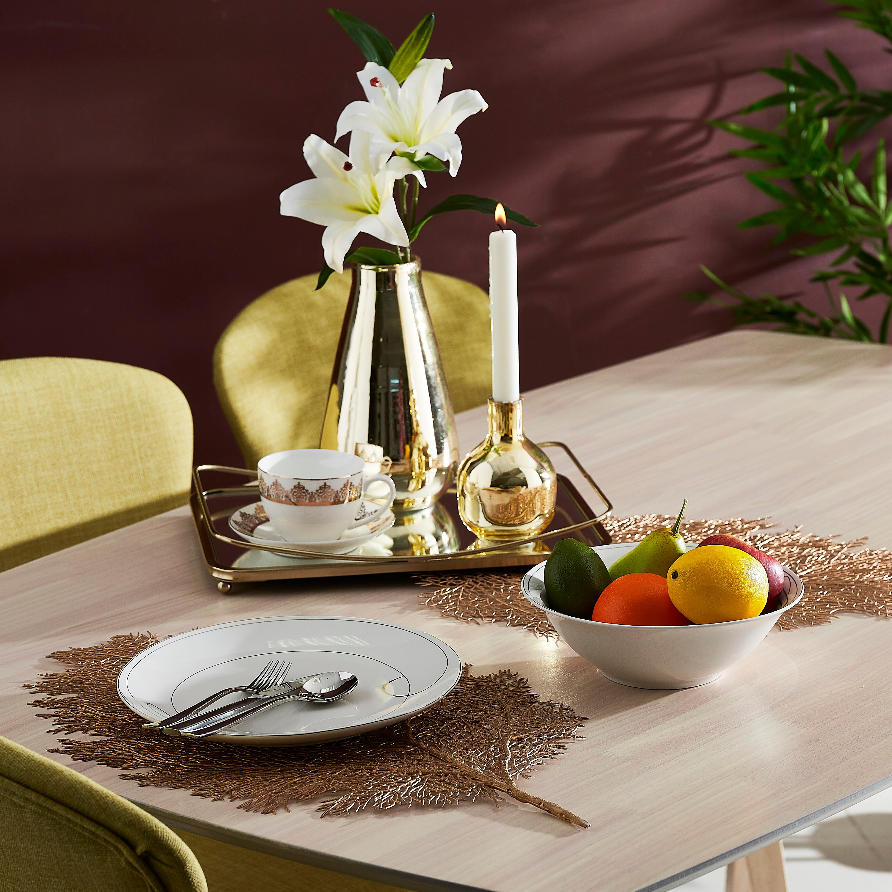 صحن عشاء بورسلين من فاليري - 26 سم-hbxdecorandfurnishings-tabletop-crockery-image-3