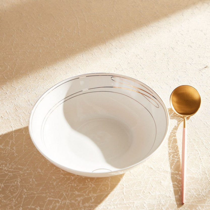 Valerie Porcelain Soup Plate - 20 cm-Crockery-image-1