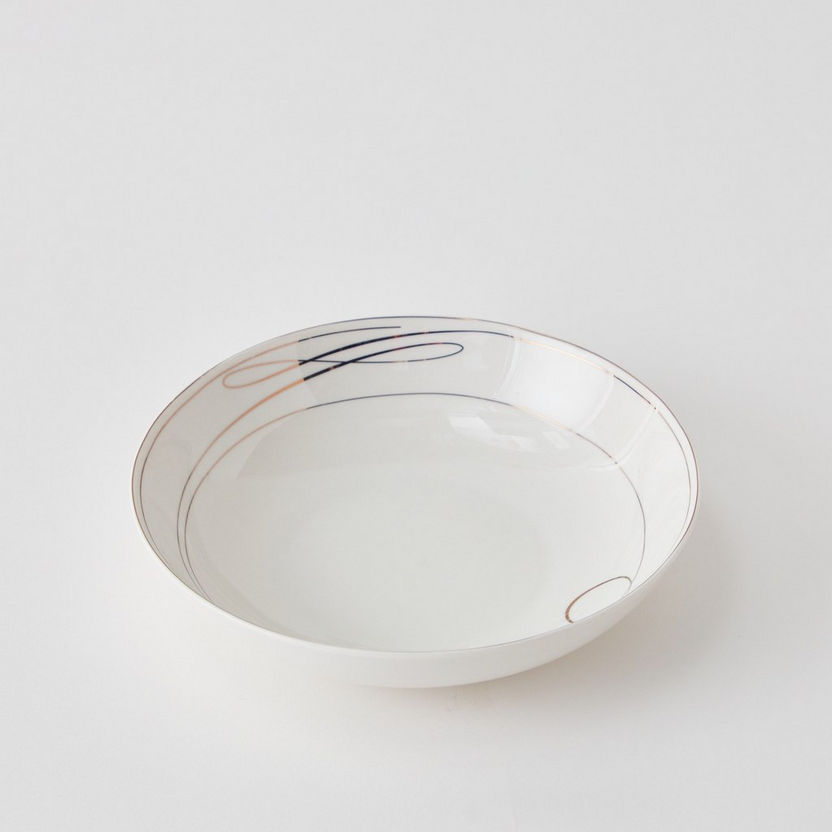 Valerie Porcelain Soup Plate - 20 cm-Crockery-image-4