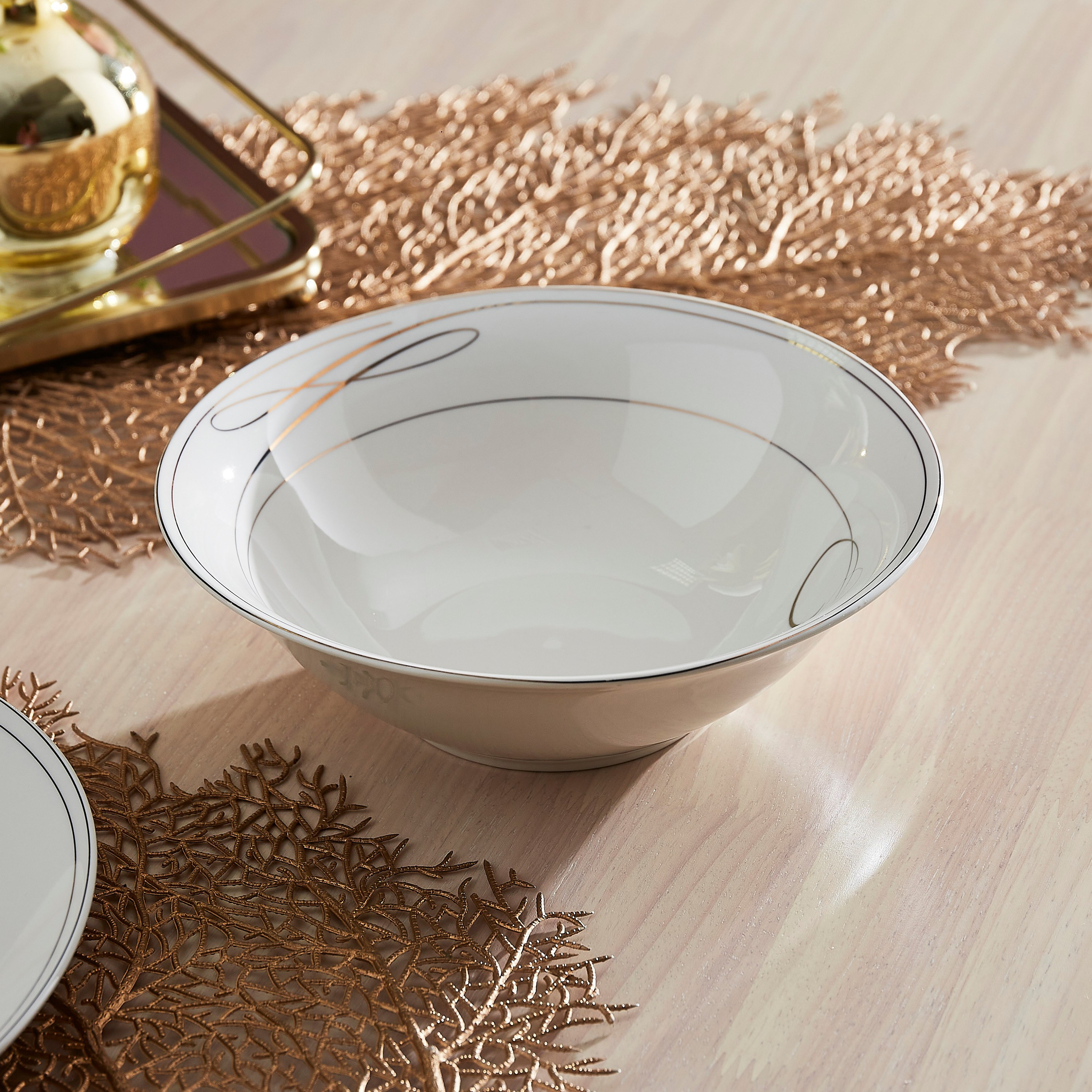 وعاء تقديم بورسلين من فاليري - 23 سم-hbxdecorandfurnishings-tabletop-crockery-image-2