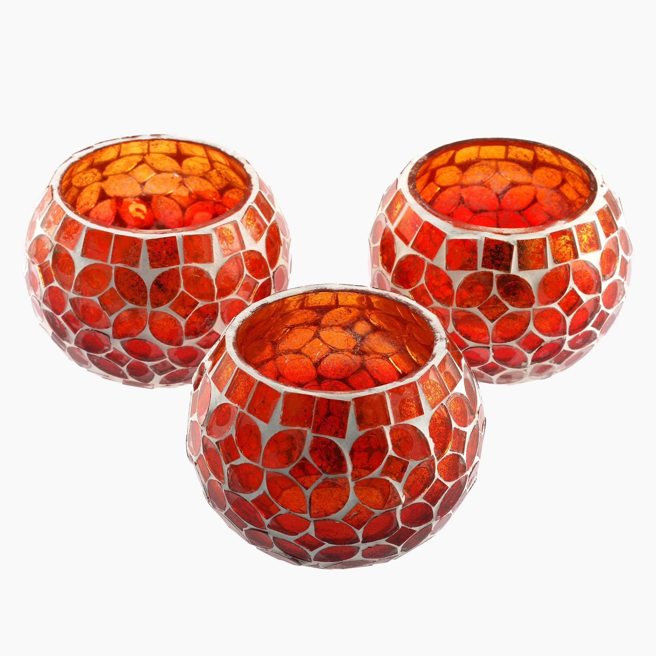 حامل شموع مزيّن بالفسيفساء من إيسينس - طقم من 3-hbxlivingroom-decorandaccessories-candleholders-image-1
