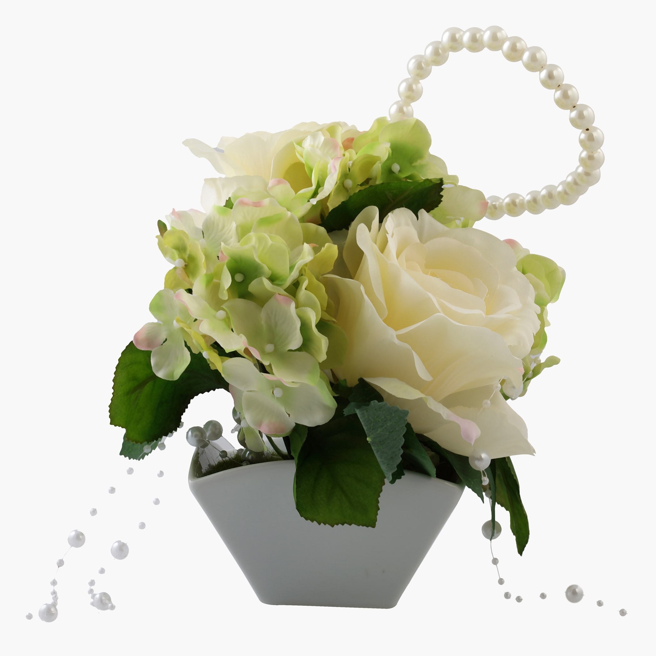 مزهرية ورود من فلورينا-hbxdecorandfurnishings-homeaccessories-artificialflowersandplants-image-1