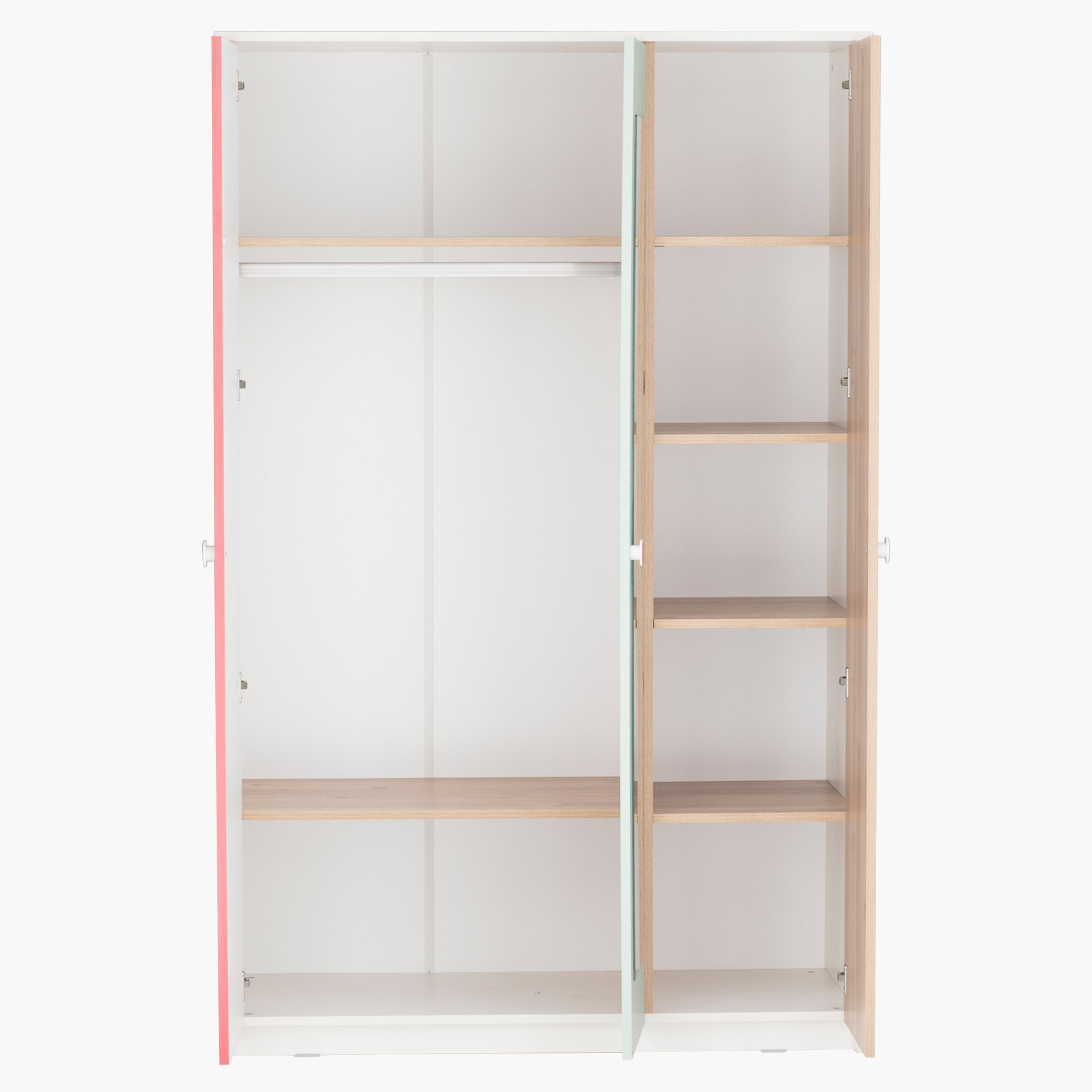 Morocco Minty 3-Door Wardrobe with Mirror-hbxfurniture-wardrobes-image-3