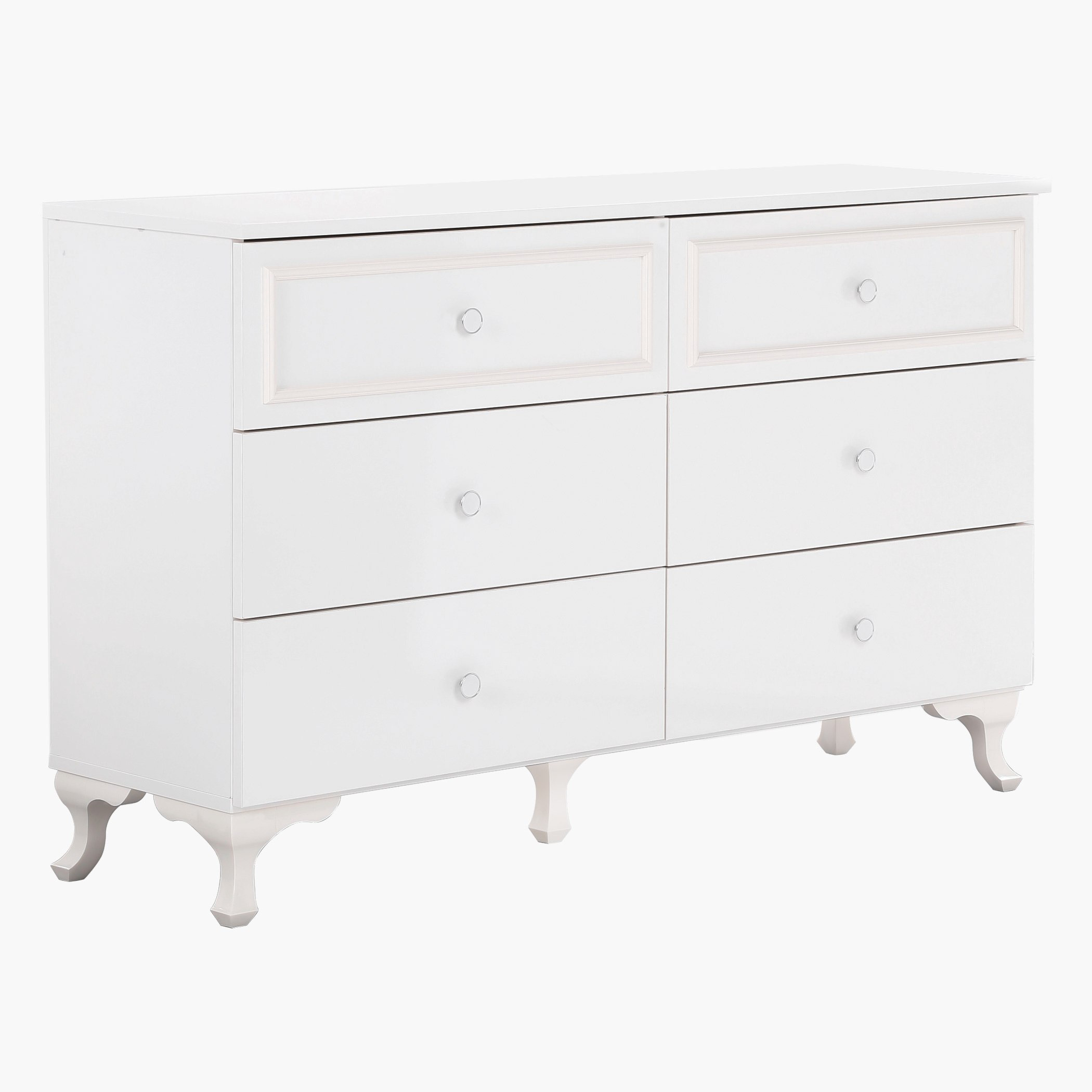 طاولة تزيين كبيرة 6 أدراج دون مرآة من ميليسا-hbxfurniture-bedroom-dressersandmirrors-image-1