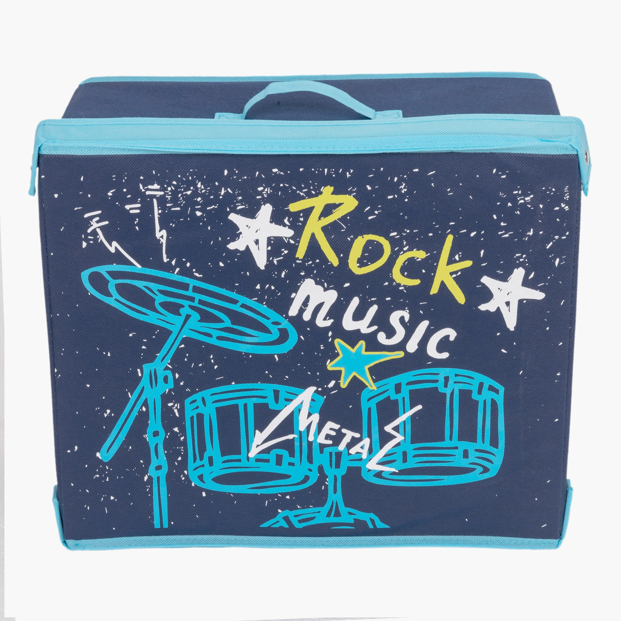 صندوق تخزين بنقشة فارس للأولاد - 41×35×20 سم-hbxbedroom-bedroomaccessories-bedroomstorage-image-2