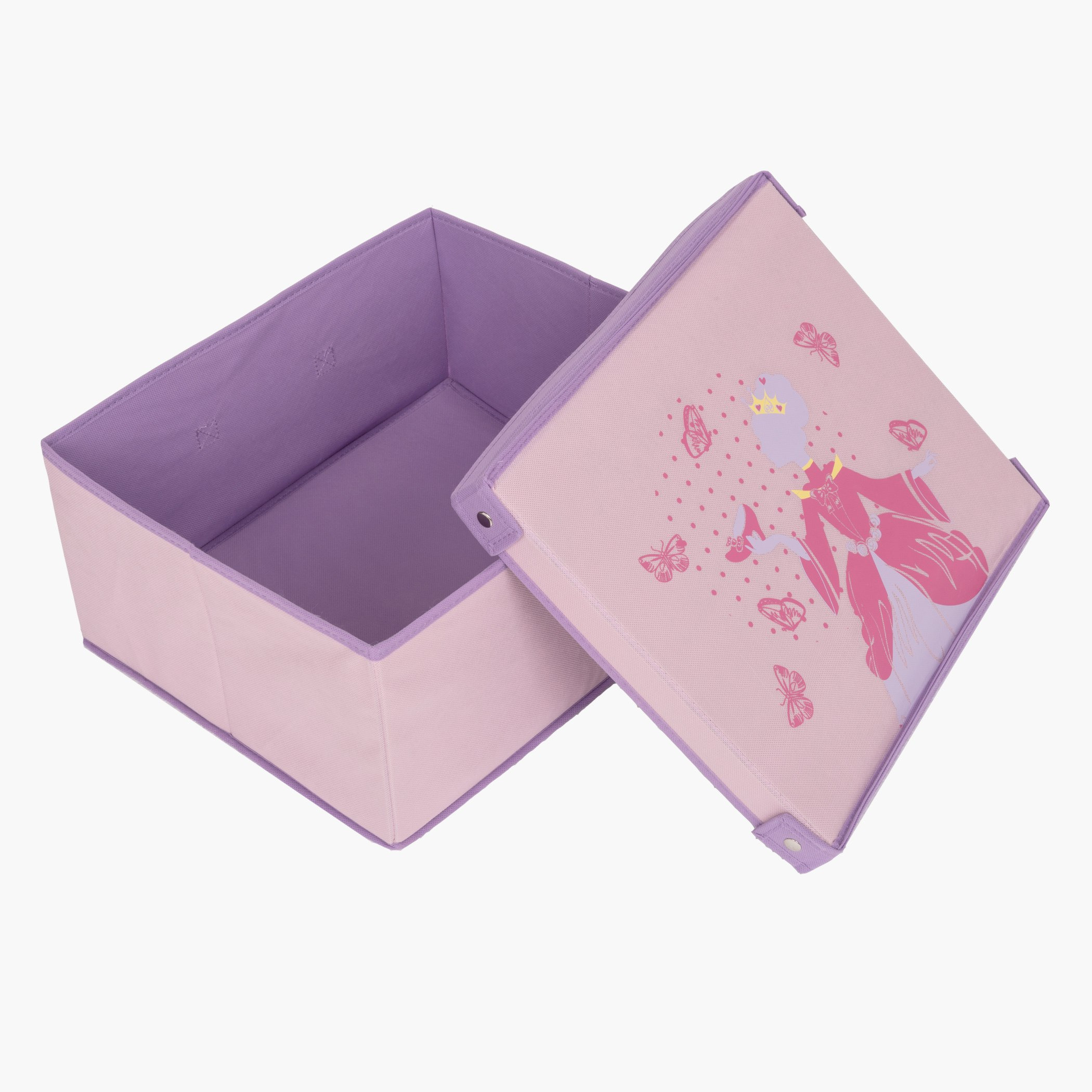 صندوق تخزين بنقش فراشات - 41×35×20 سم-hbxbedroom-bedroomaccessories-bedroomstorage-image-5