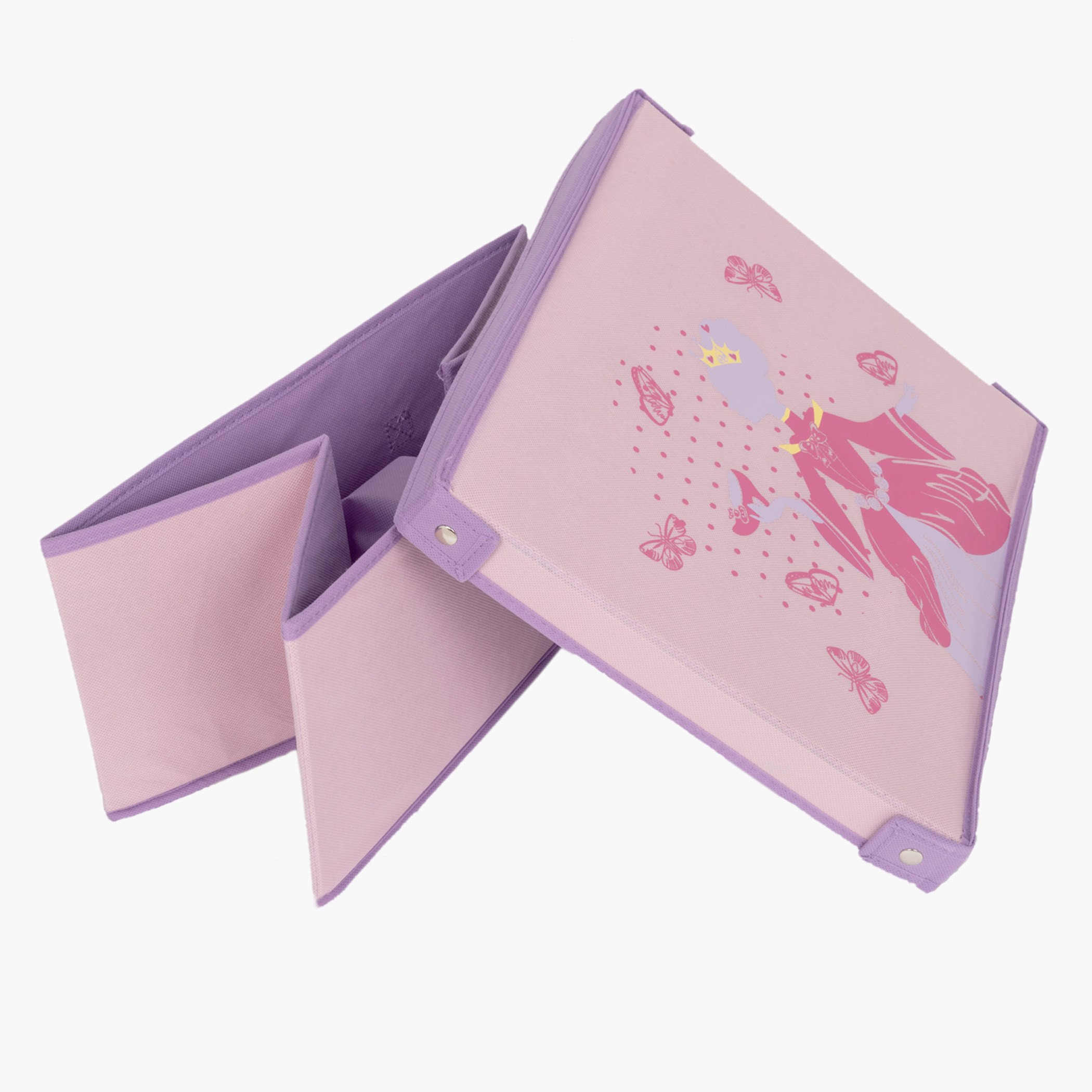 صندوق تخزين بنقش فراشات - 41×35×20 سم-hbxbedroom-bedroomaccessories-bedroomstorage-image-7
