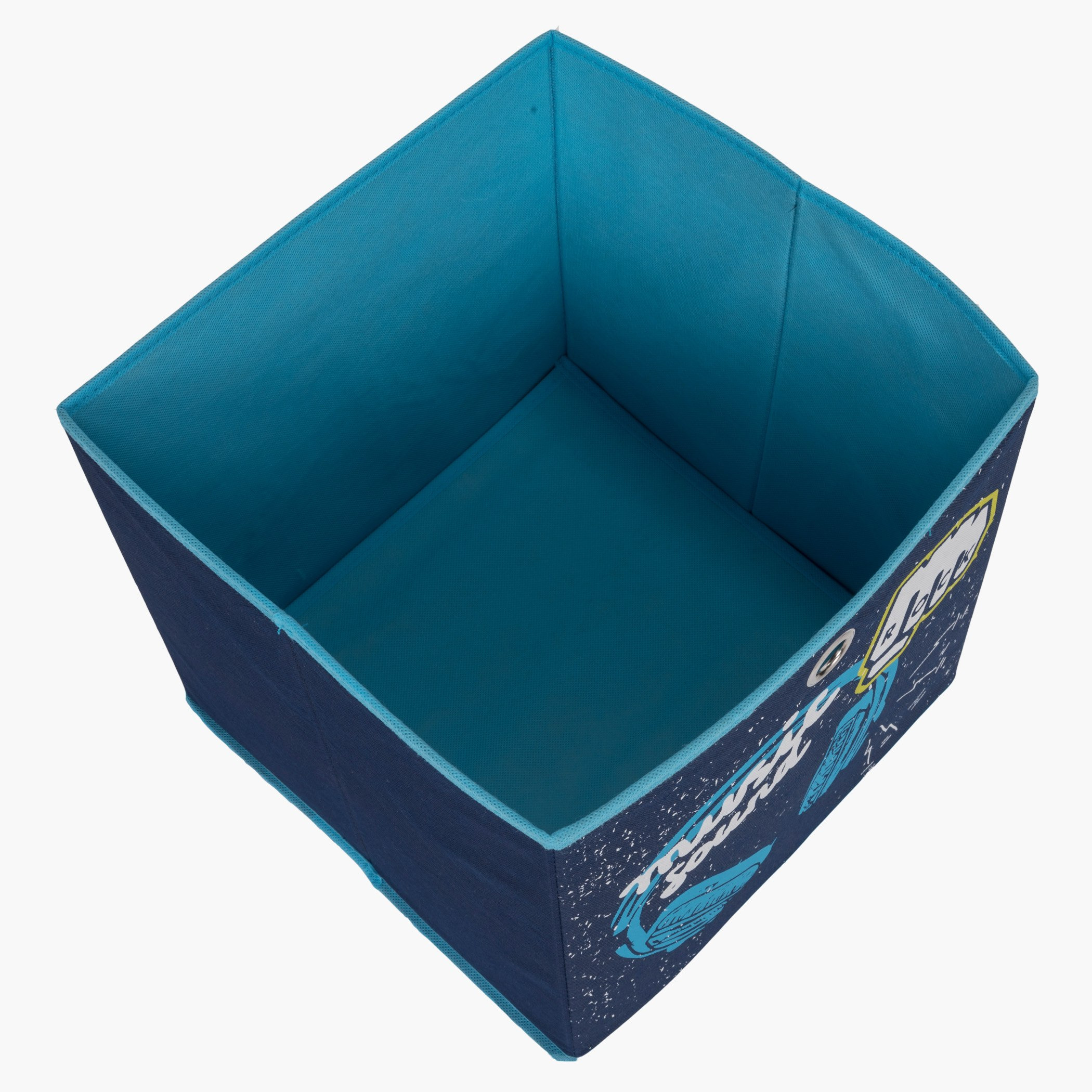 صندوق تخزين مكعب بنقشة فارس للأولاد - 31x31x31 سم-hbxbedroom-bedroomaccessories-bedroomstorage-image-3