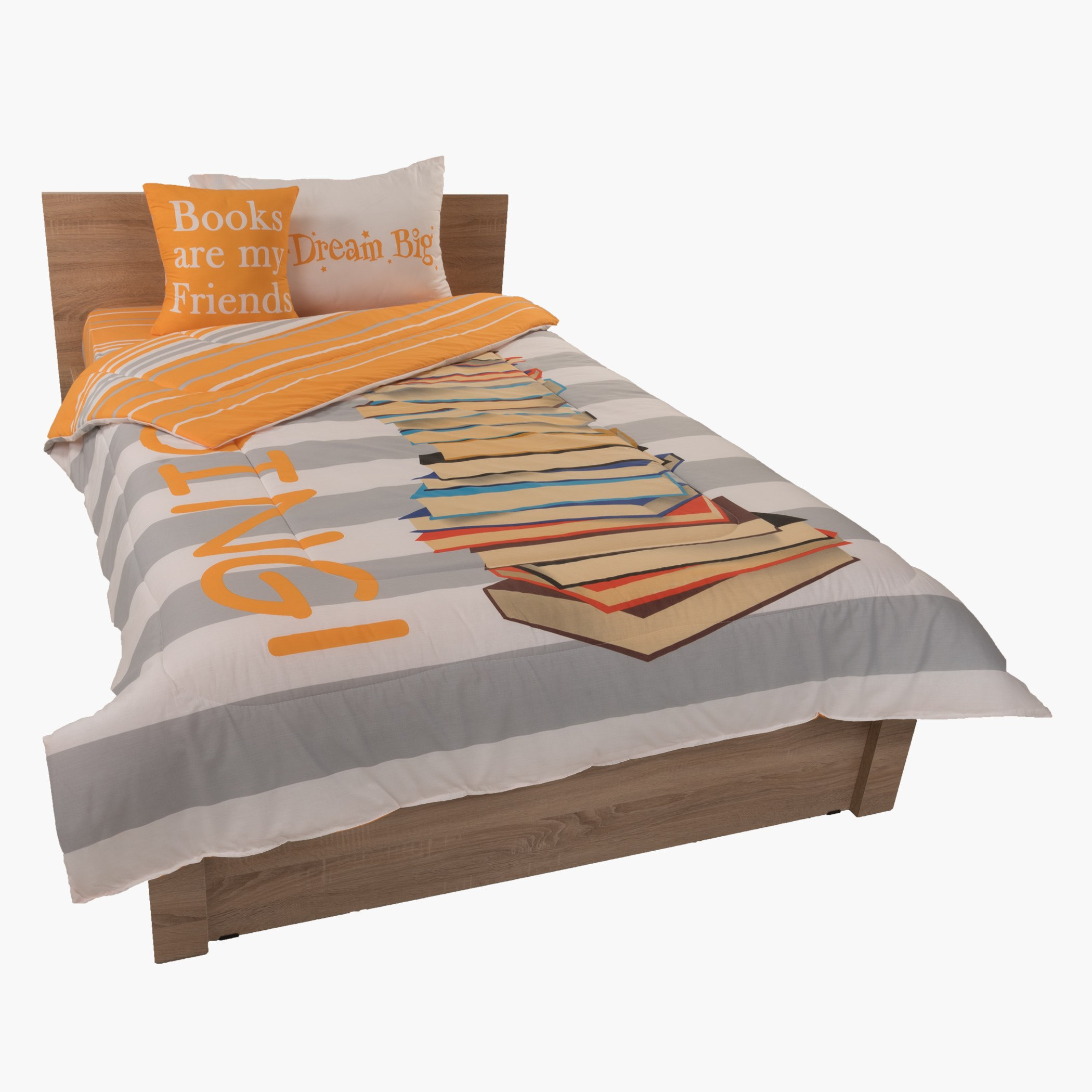 طقم ألحفة وبياضات ريدينج من أربع قطع-hbxhomeware-hbxkidsandyouth-image-1