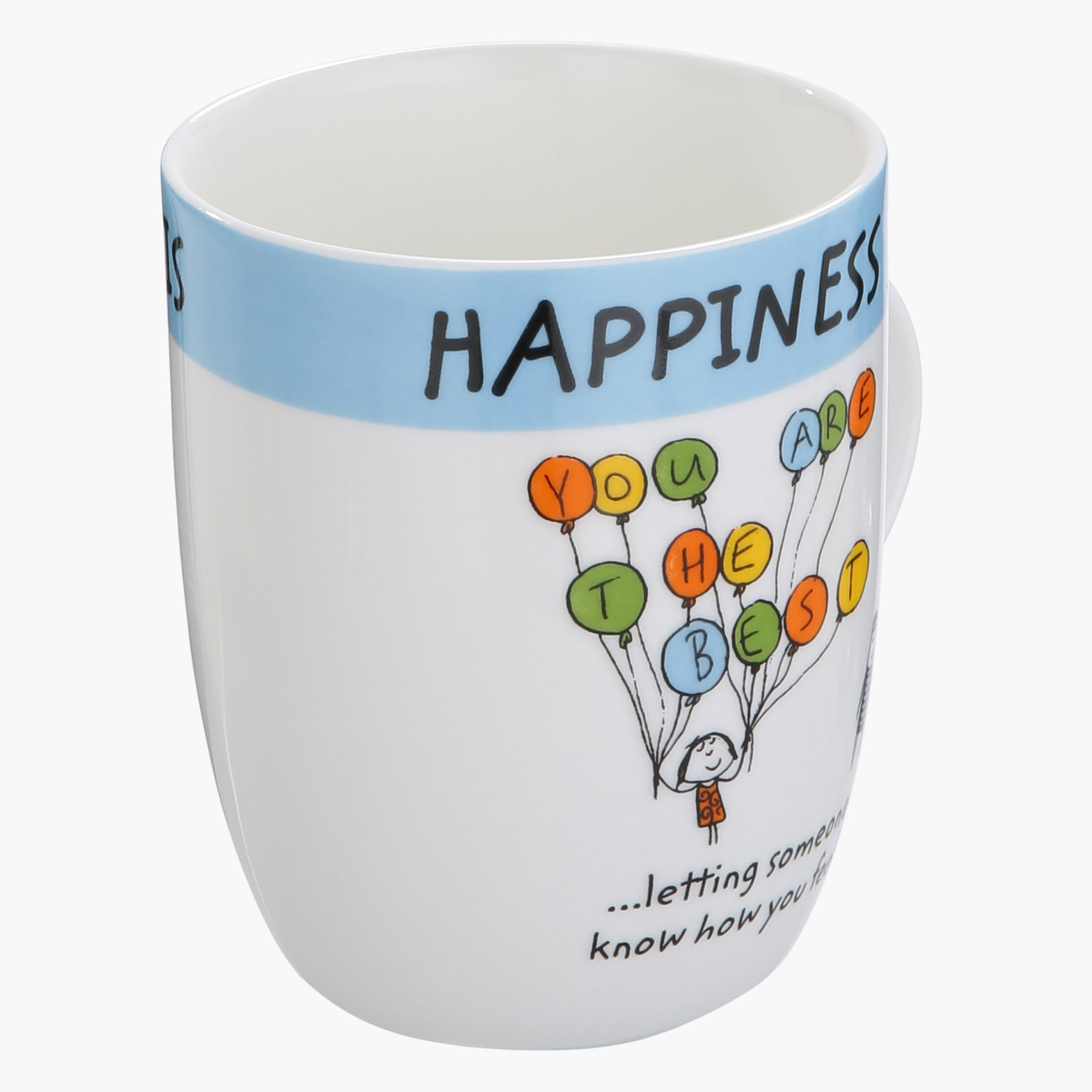 قدح بطبعات هابينيس إز يو - 355 مل-hbxdecorandfurnishings-tabletop-crockery-image-2