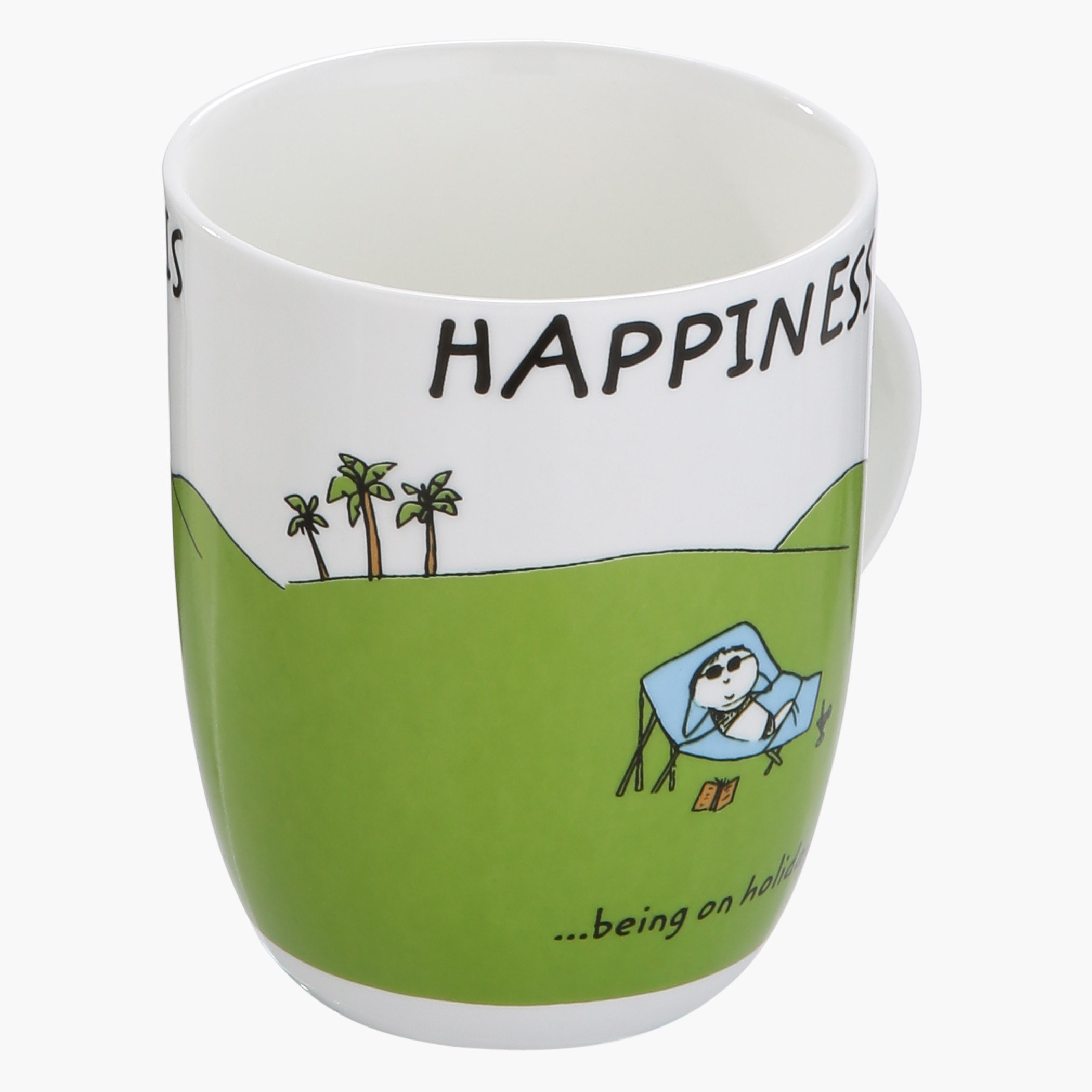 قدح بطبعات هابينيس إز هوليدي - 355 مل-hbxdecorandfurnishings-tabletop-crockery-image-2