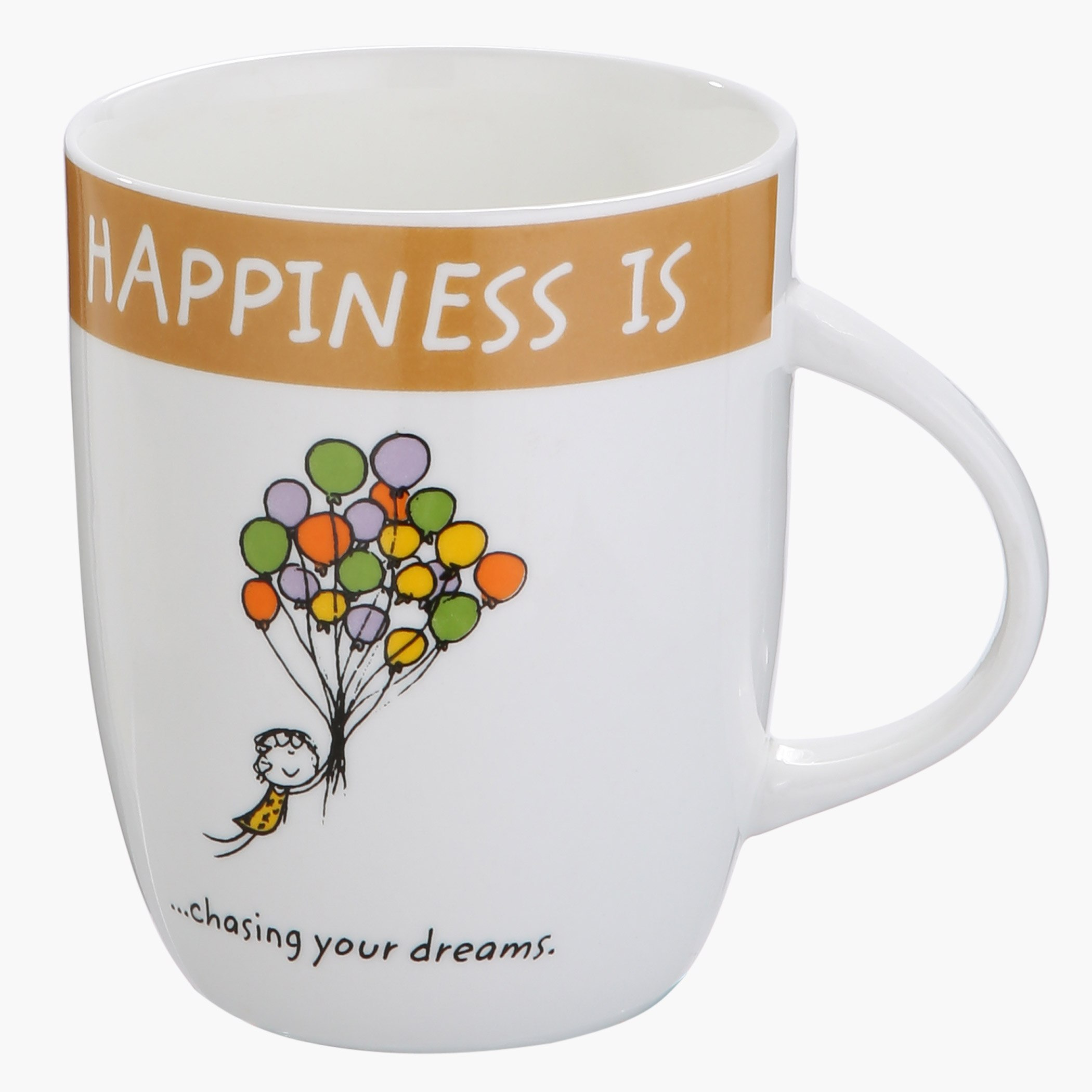 قدح بطبعات هابينيس إز دريم - 355 مل-hbxdecorandfurnishings-tabletop-crockery-image-1