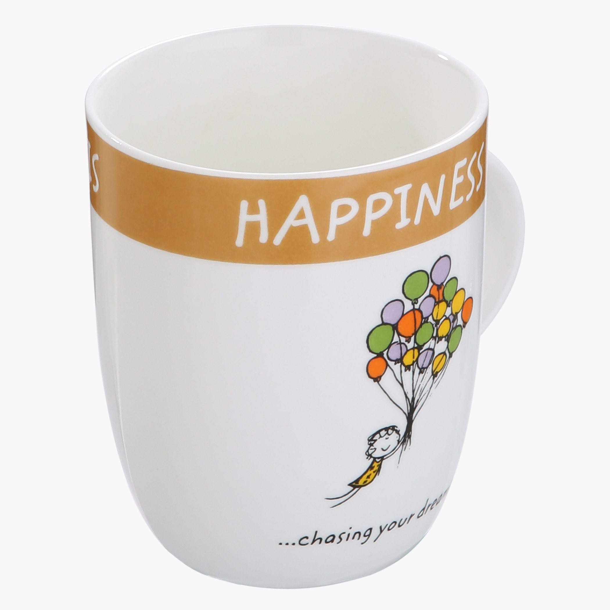 قدح بطبعات هابينيس إز دريم - 355 مل-hbxdecorandfurnishings-tabletop-crockery-image-2