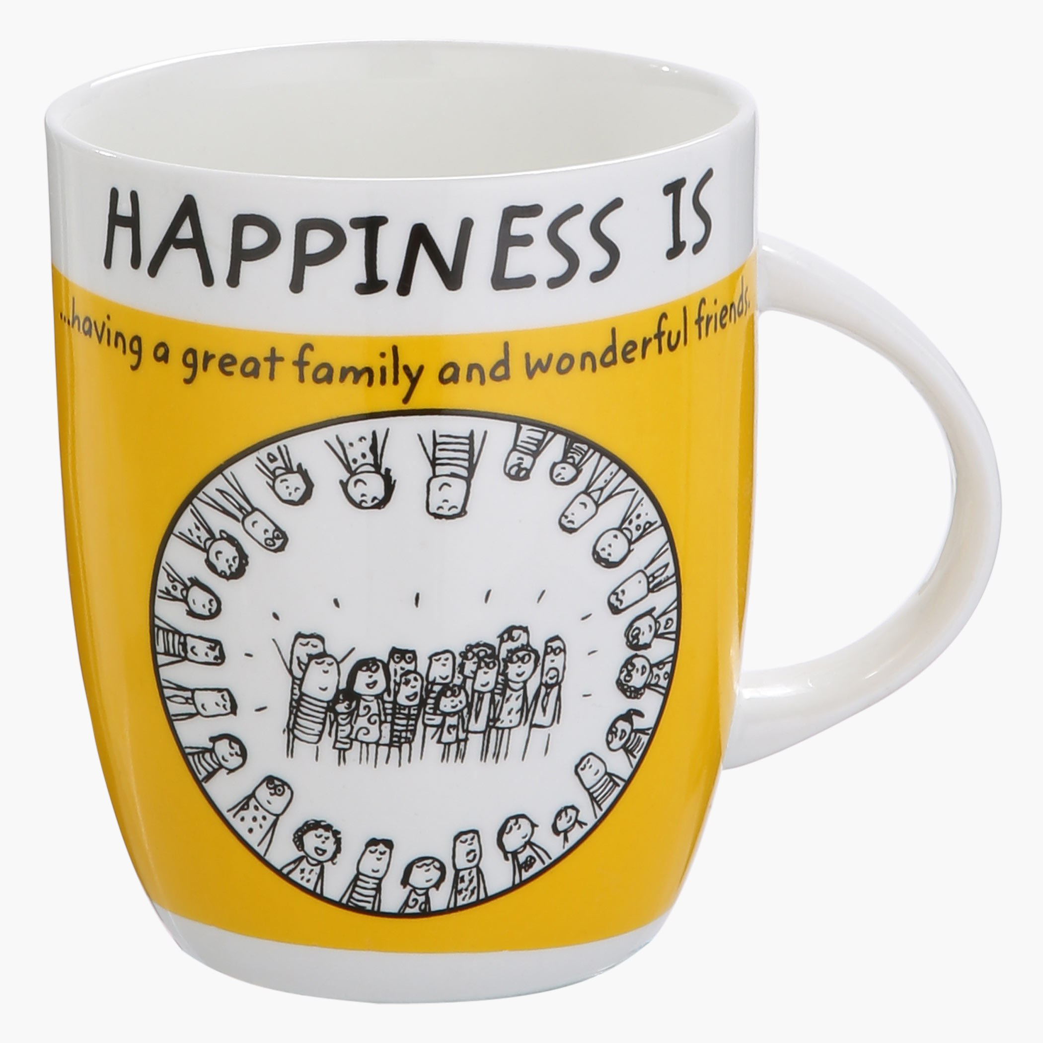 قدح بطبعات هابينيس إز توجيذ - 355 مل-hbxdecorandfurnishings-tabletop-crockery-image-1