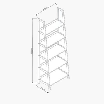 Aroma Bookcase - 64x39x180 cms