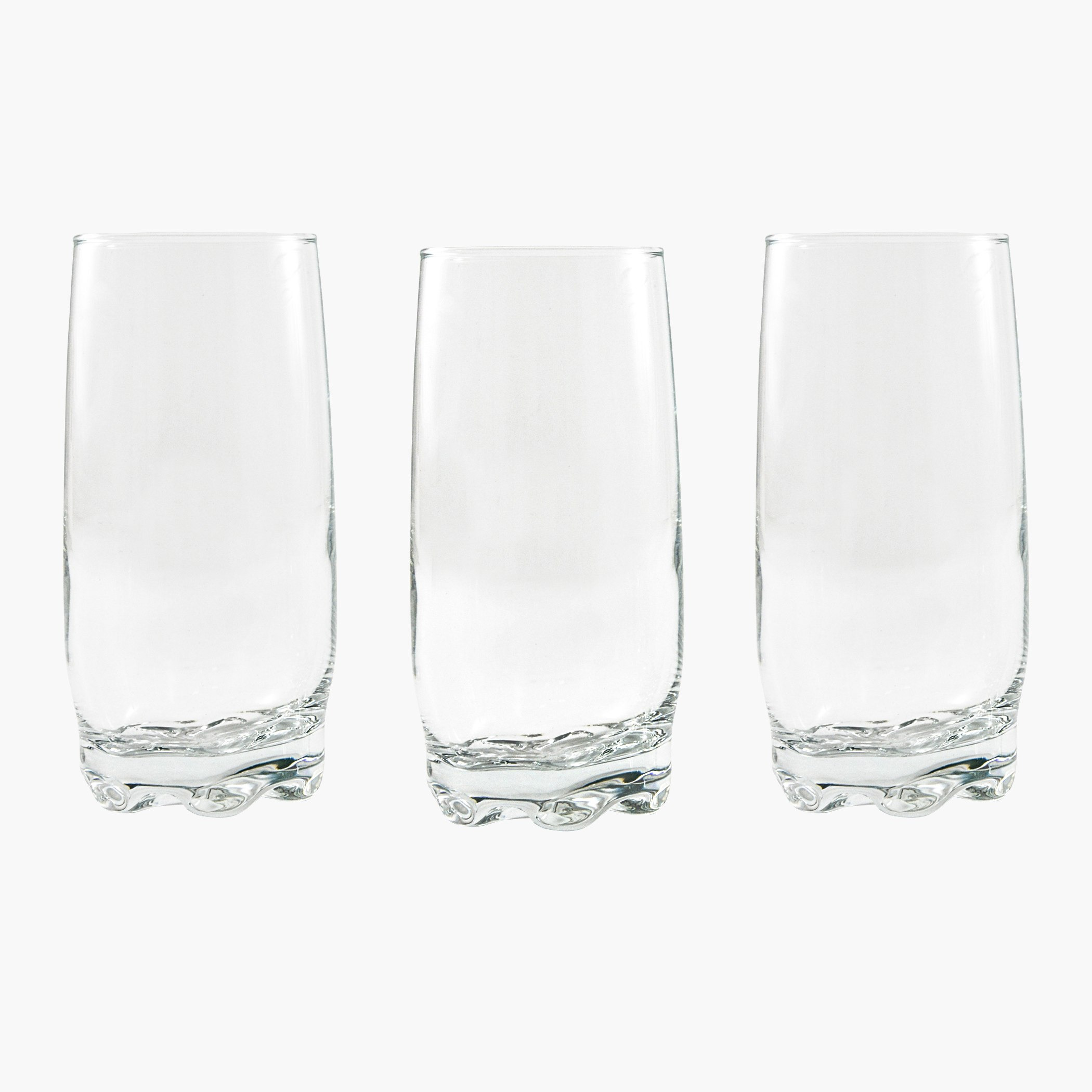 طقم من ثلاثة أكواب زجاجية كريستال أدورا - 390 مل-hbxhomeware-hbxkitchen-image-1