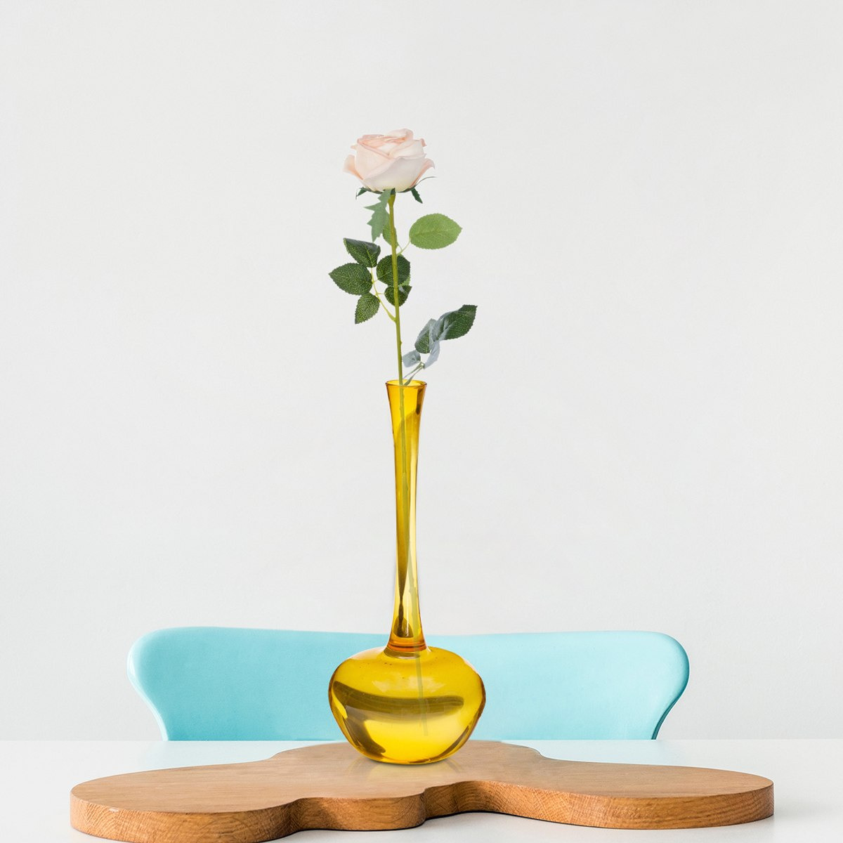 غصن أزهار مزخرف بأوراق-hbxdecorandfurnishings-homeaccessories-artificialflowersandplants-image-1