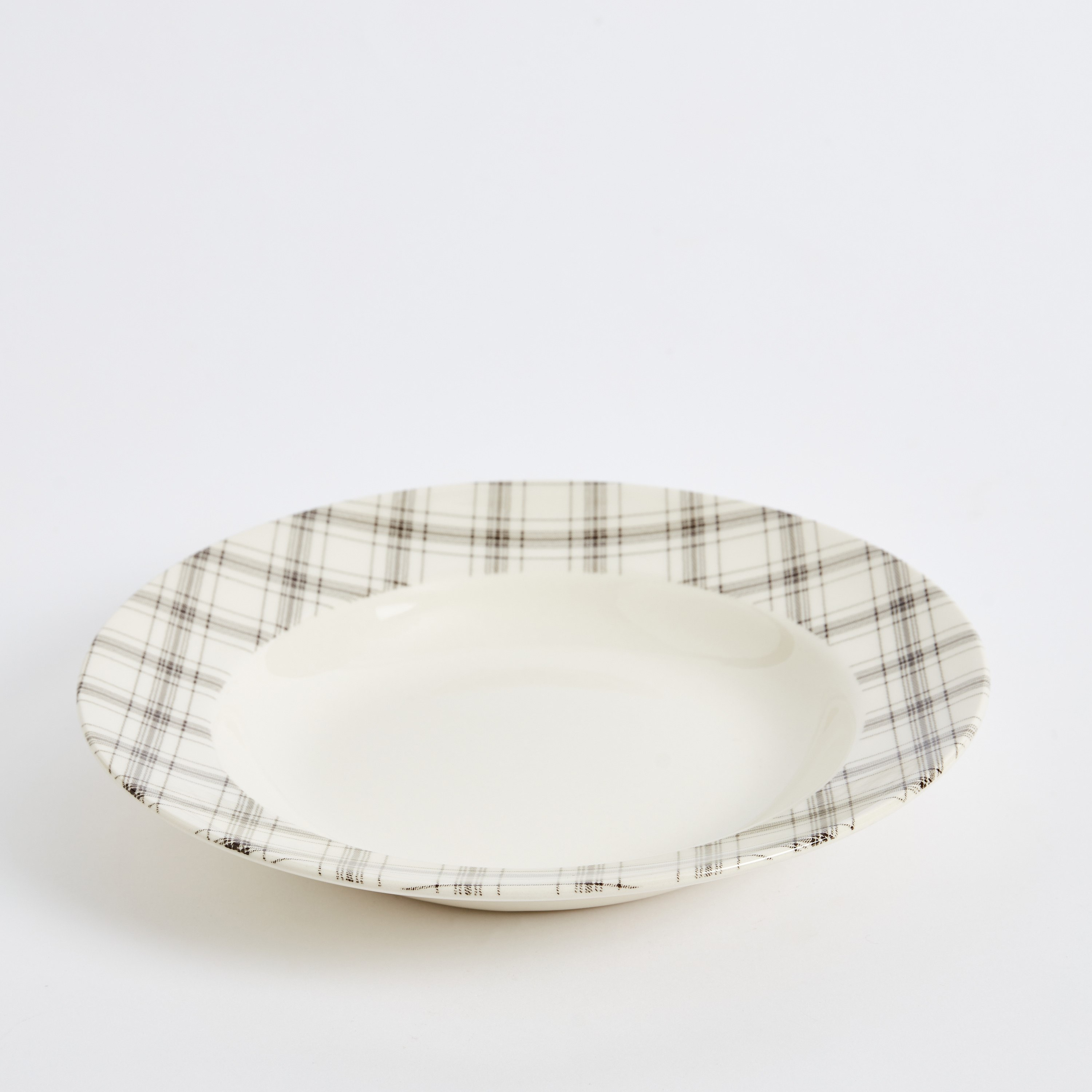 صحن شوربة سادة من الخزف الصيني من كلايتون - 24 سم-hbxdecorandfurnishings-tabletop-crockery-image-5