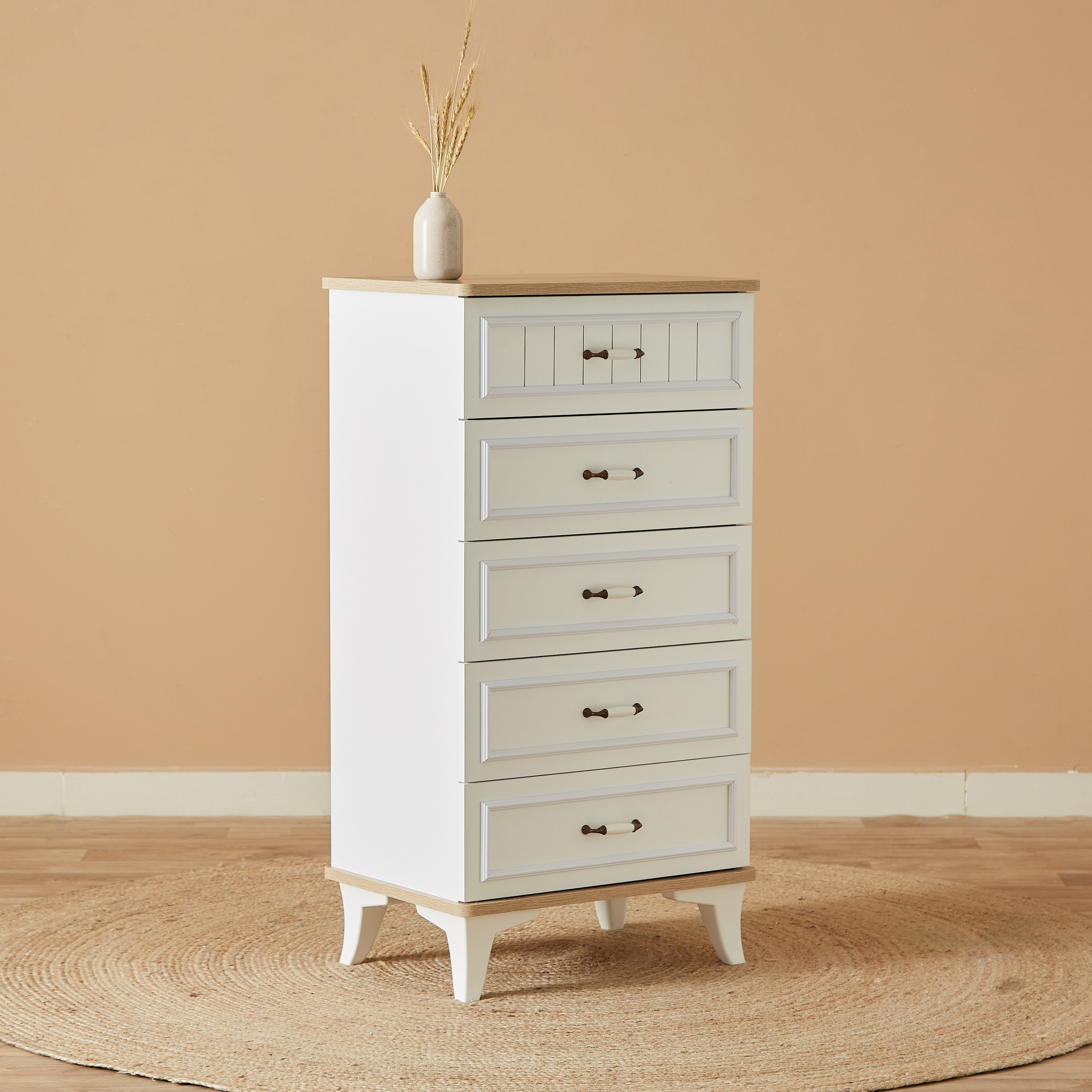 وحدة تخزين 5 أدراج من فيكتوريا-hbxfurniture-dressersandchests-chestofdrawers-image-2
