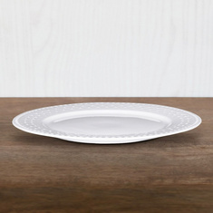 Bella Embossed Porcelain Dinner Plate - 25 cm