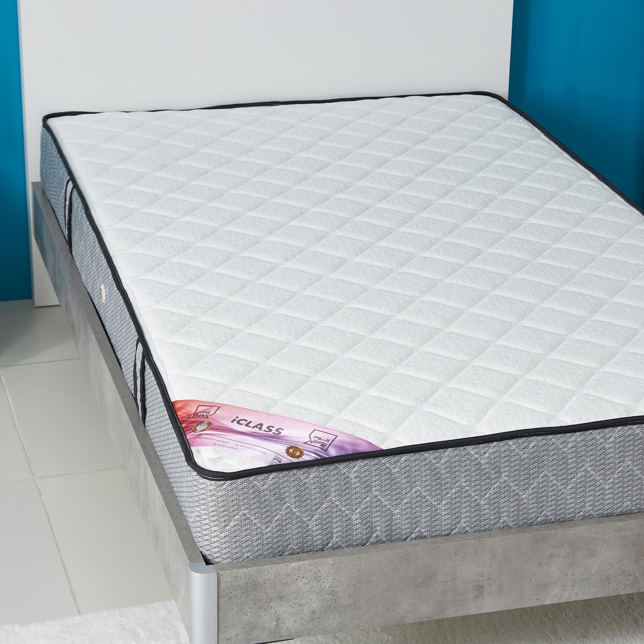 مرتبة فرديّة بنوابض من آي كلاس - 90x190x21 سم-hbxfurniture-bedroom-mattresses-single-image-2