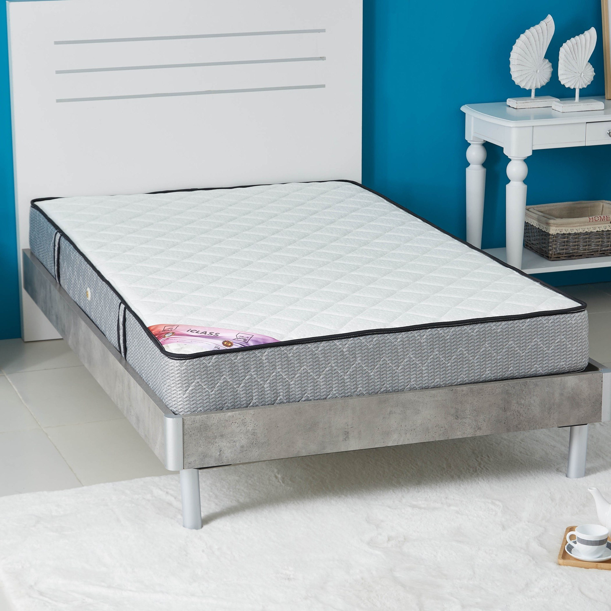 مرتبة فرديّة بنوابض من آي كلاس - 90x200x21 سم-hbxfurniture-bedroom-mattresses-single-image-7