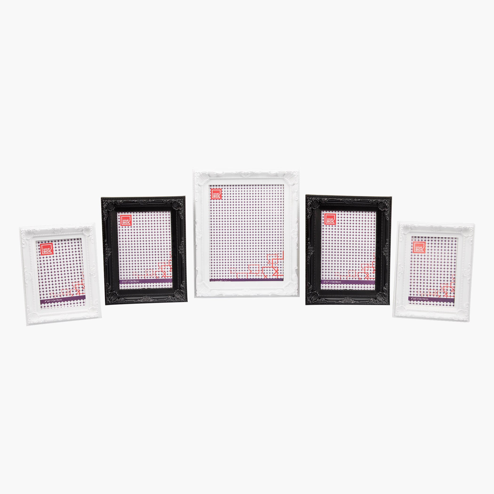 إطار صور سليت- طقم من خمس إطارات-hbxkidsandyouth-walldecor-photoframes-image-1