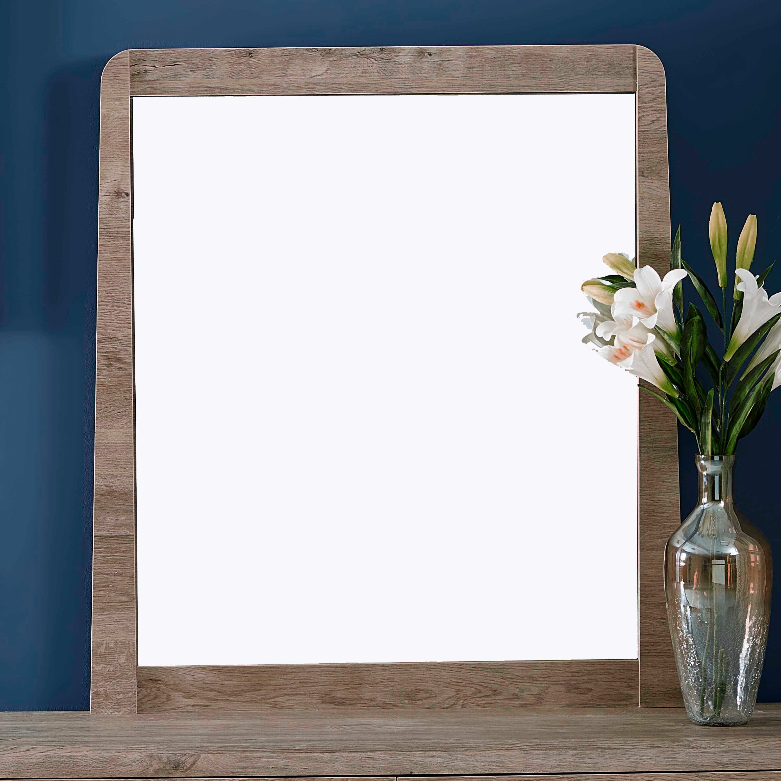 Curvy Rectangular Mirror without 6-Drawer Dresser-hbxfurniture-bedroom-dressersandmirrors-image-2